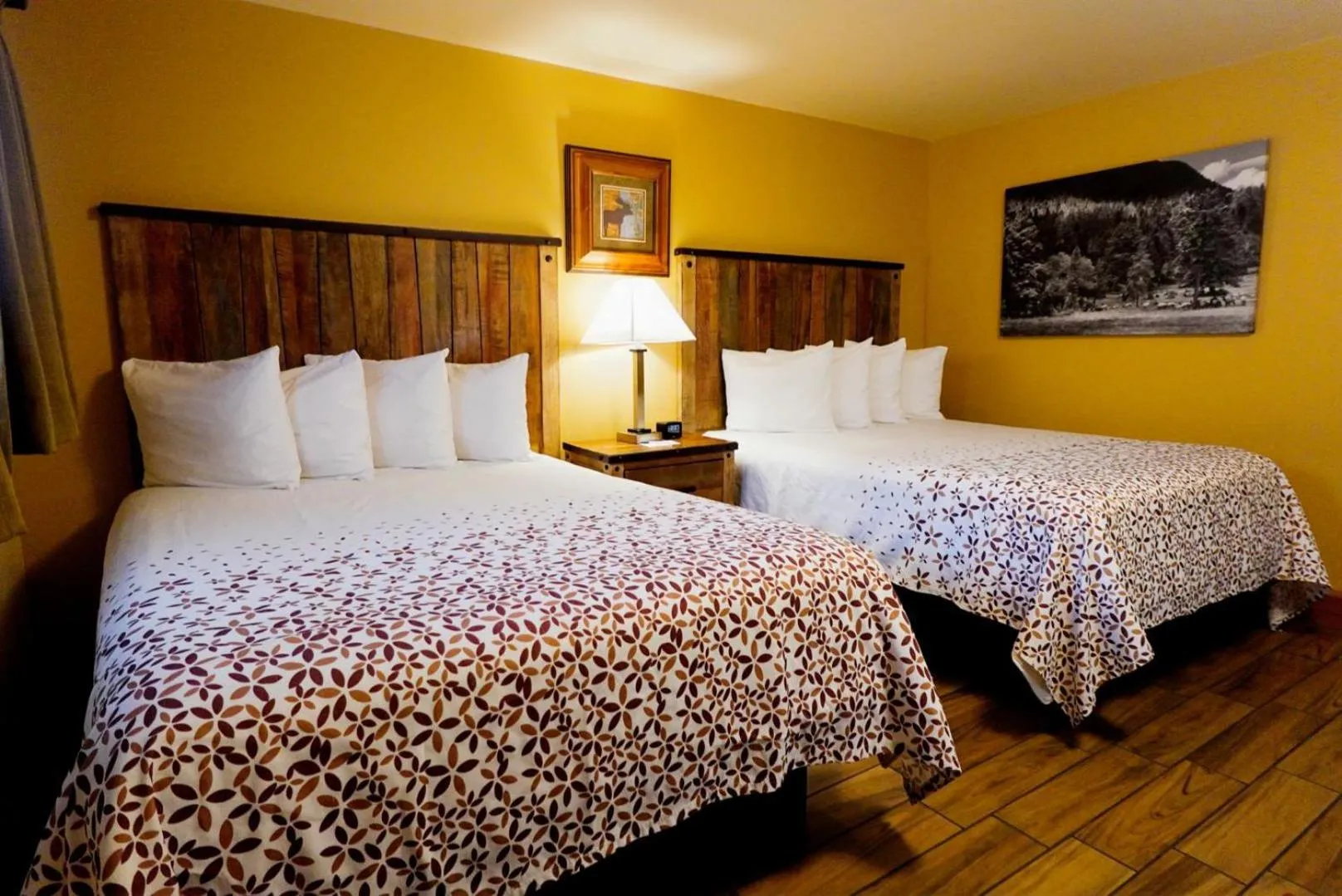 Bed in Silver Moon Inn