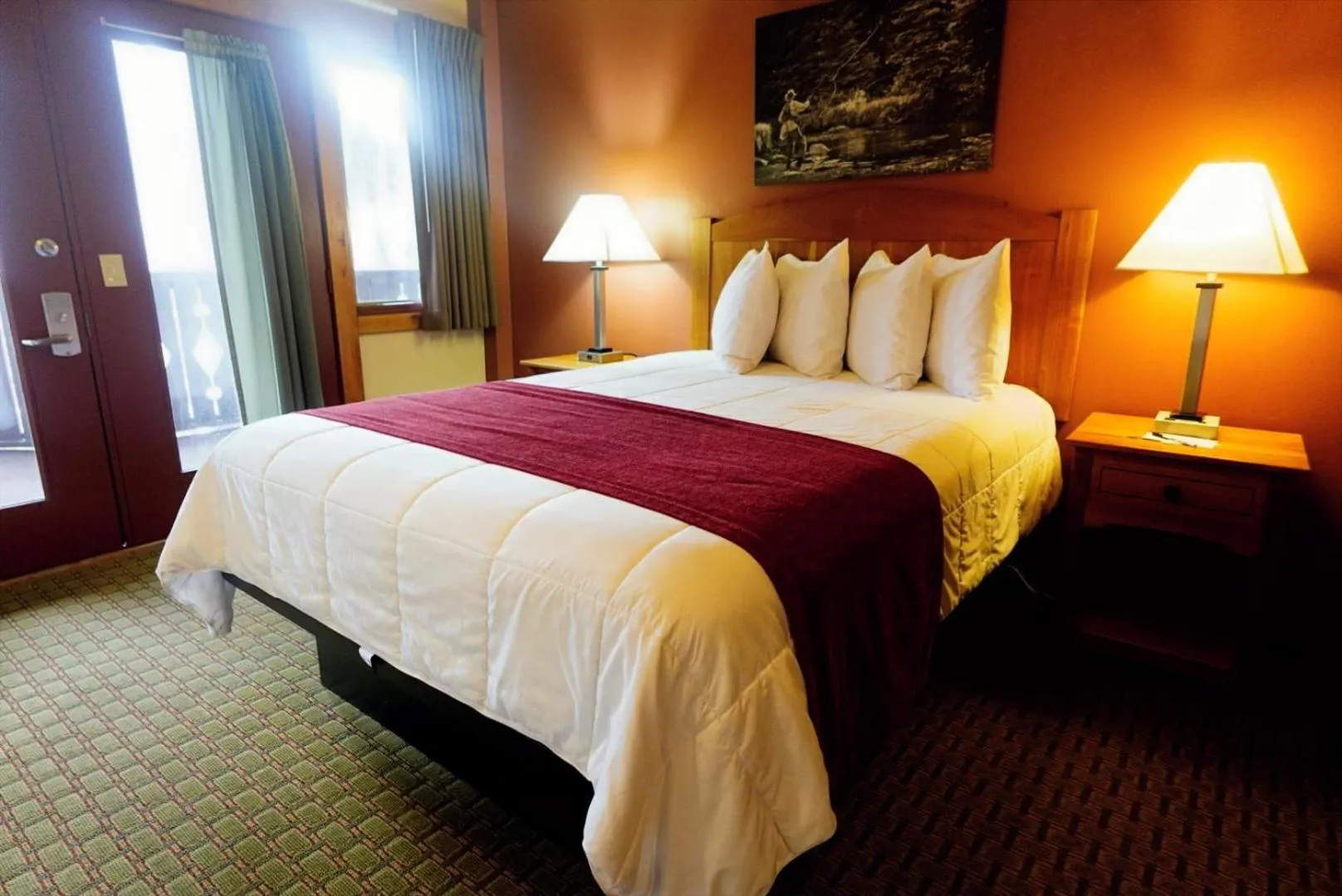 Bed in Silver Moon Inn