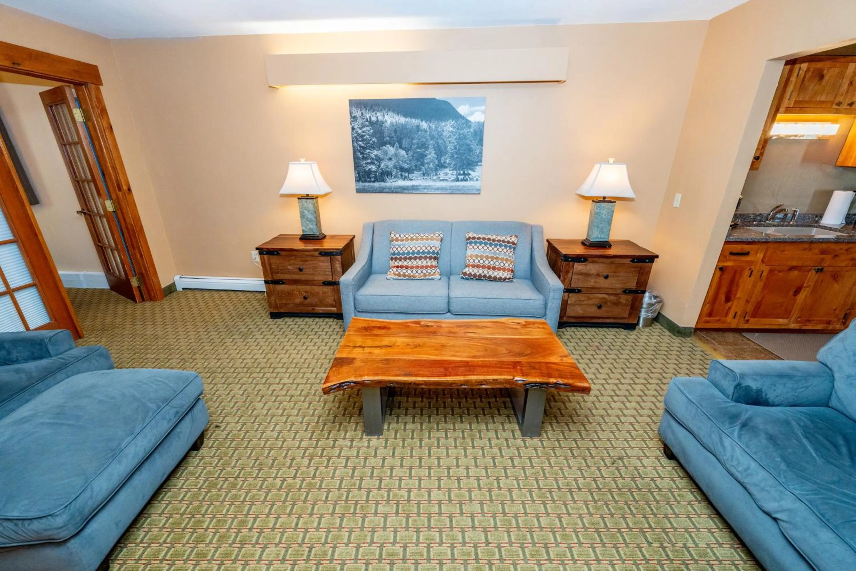 Bed in Silver Moon Inn