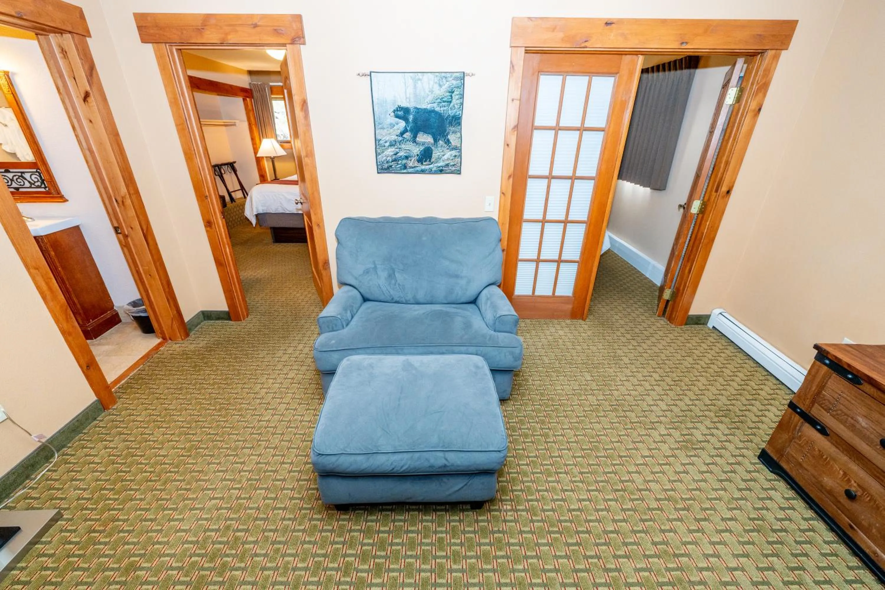 Bed in Silver Moon Inn