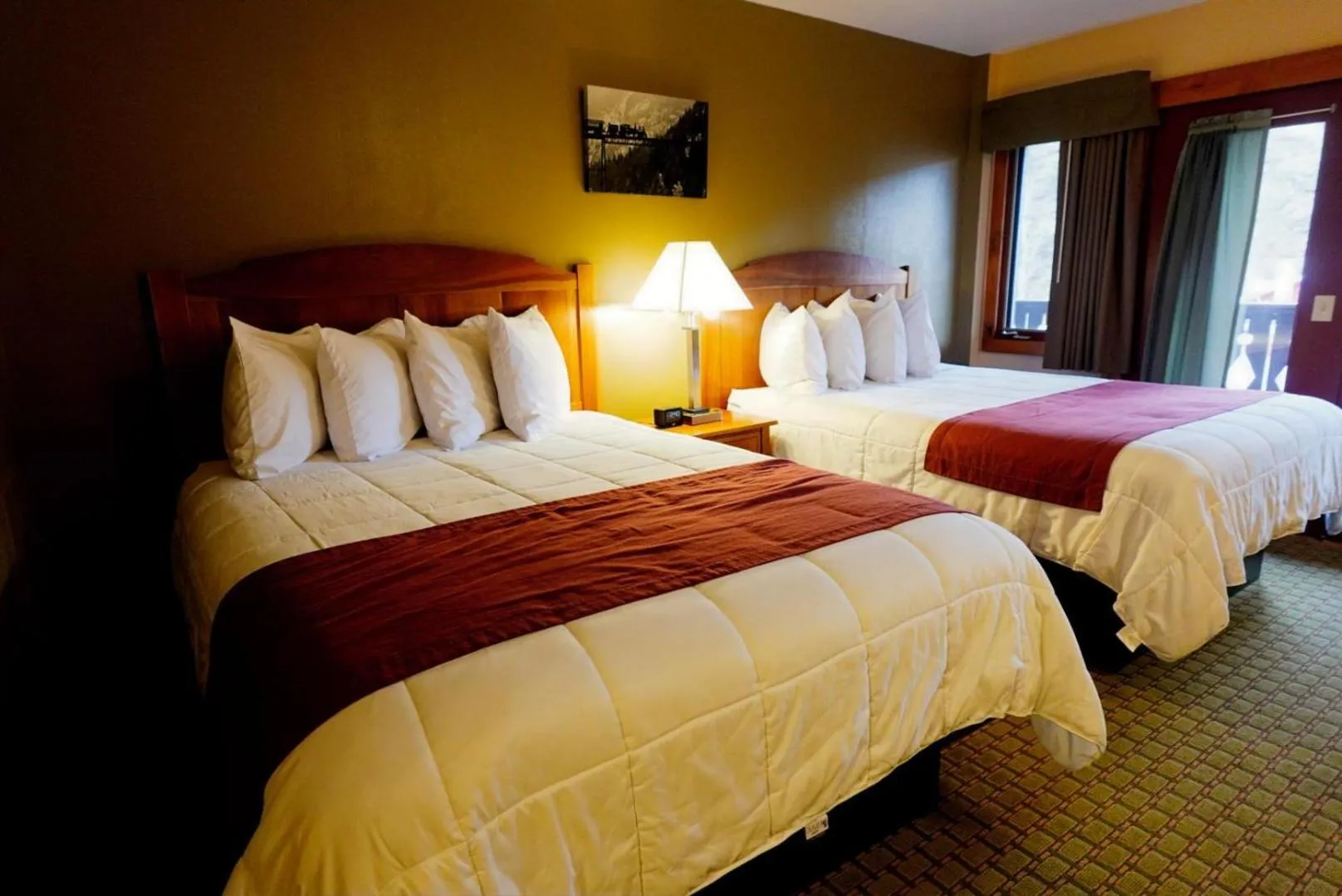 Bed in Silver Moon Inn