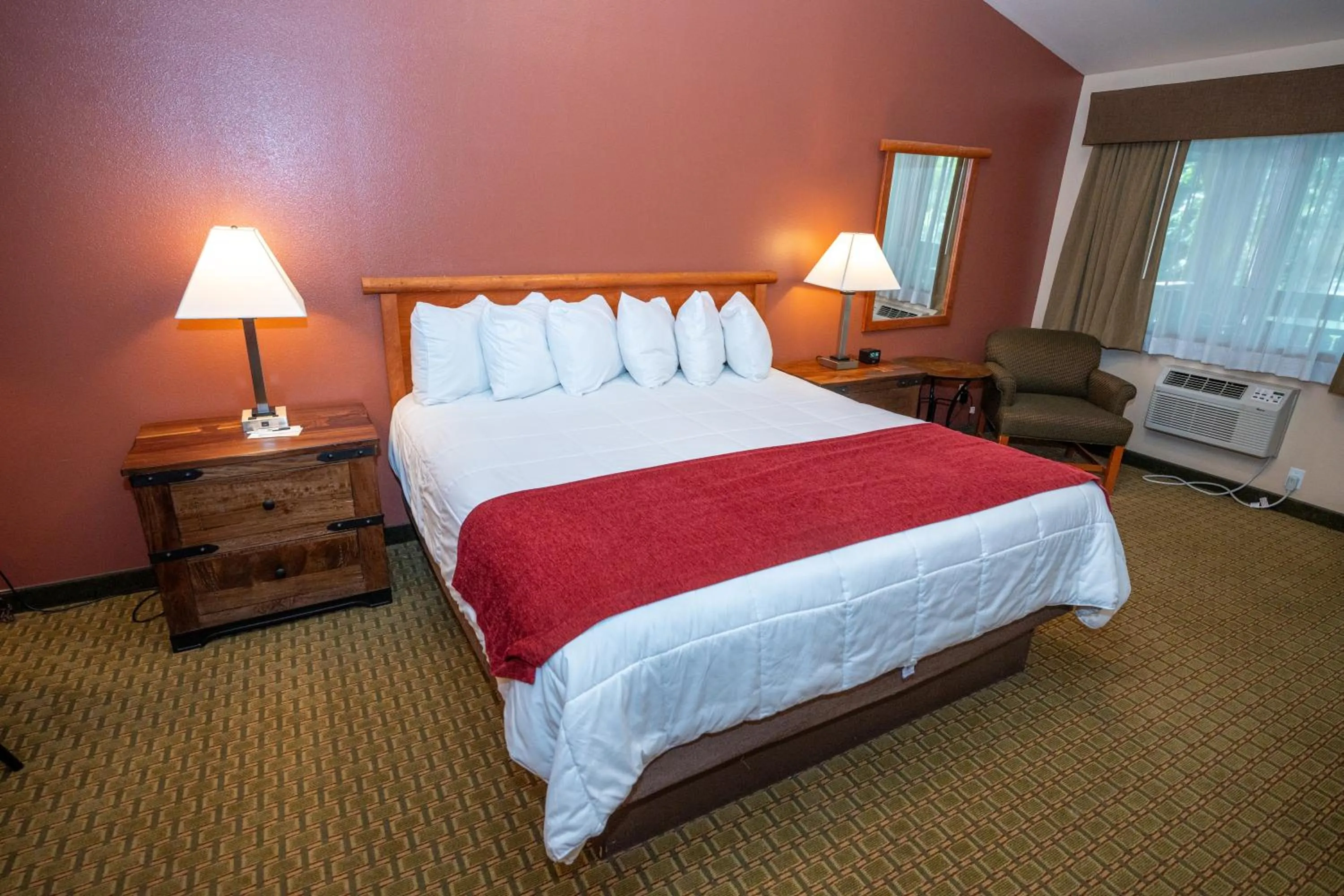 Bed in Silver Moon Inn