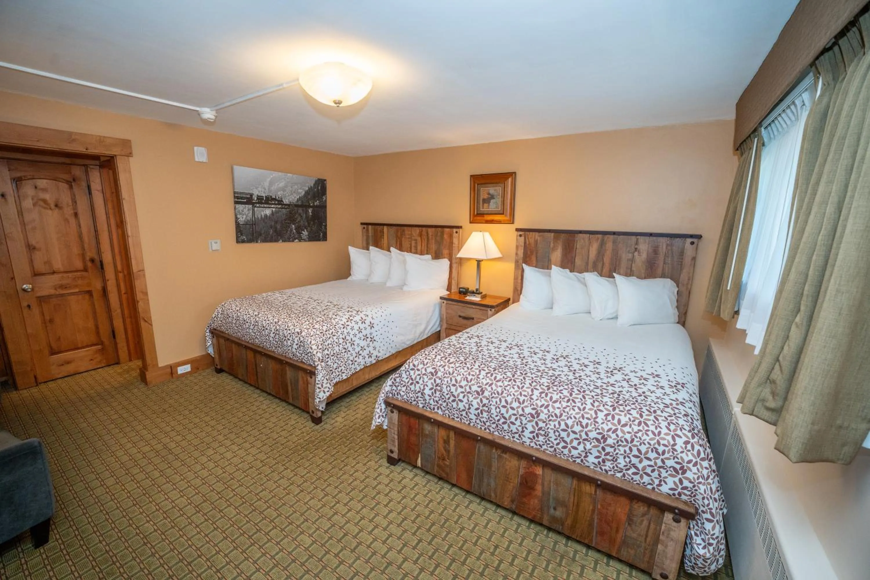 Bed in Silver Moon Inn