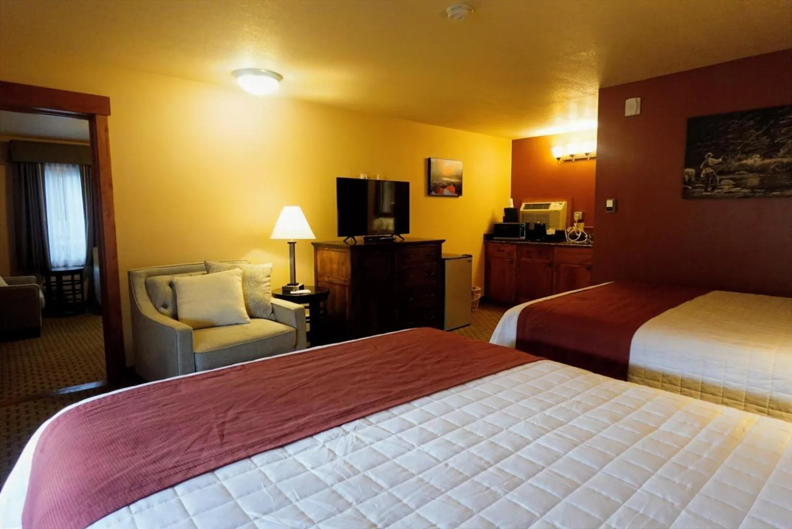 Bed in Silver Moon Inn