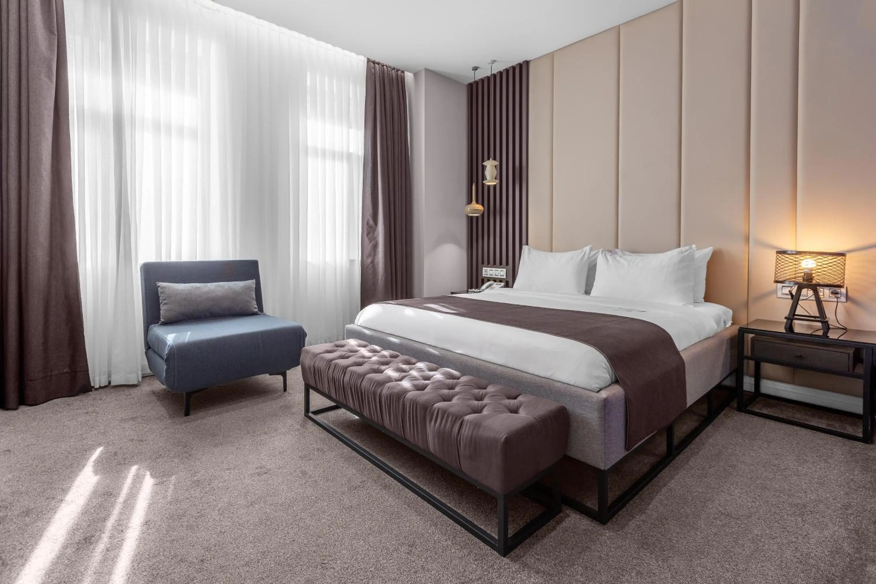 Bed in Ivy Garden Hotel Baku