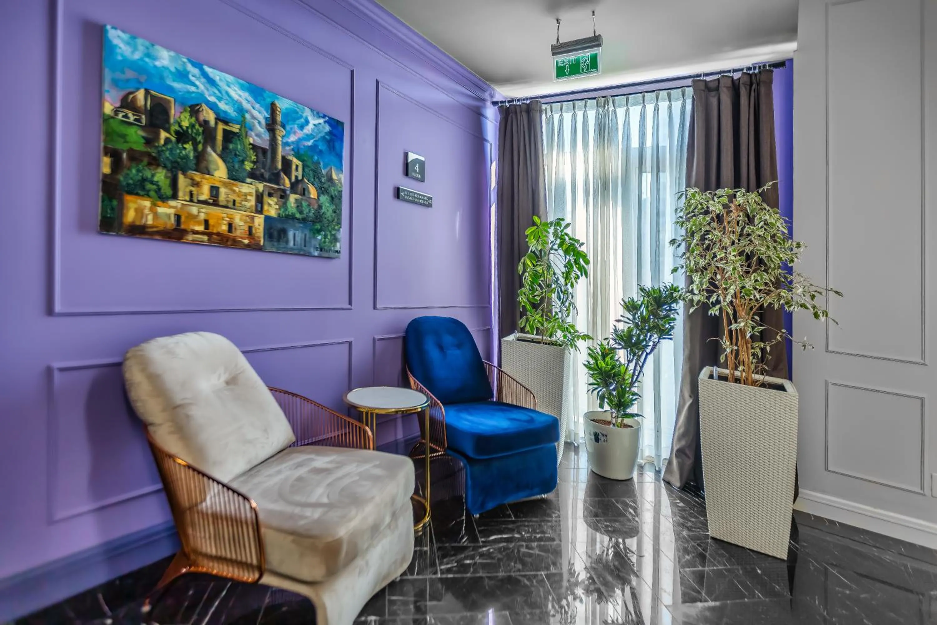 Seating area in Ivy Garden Hotel Baku