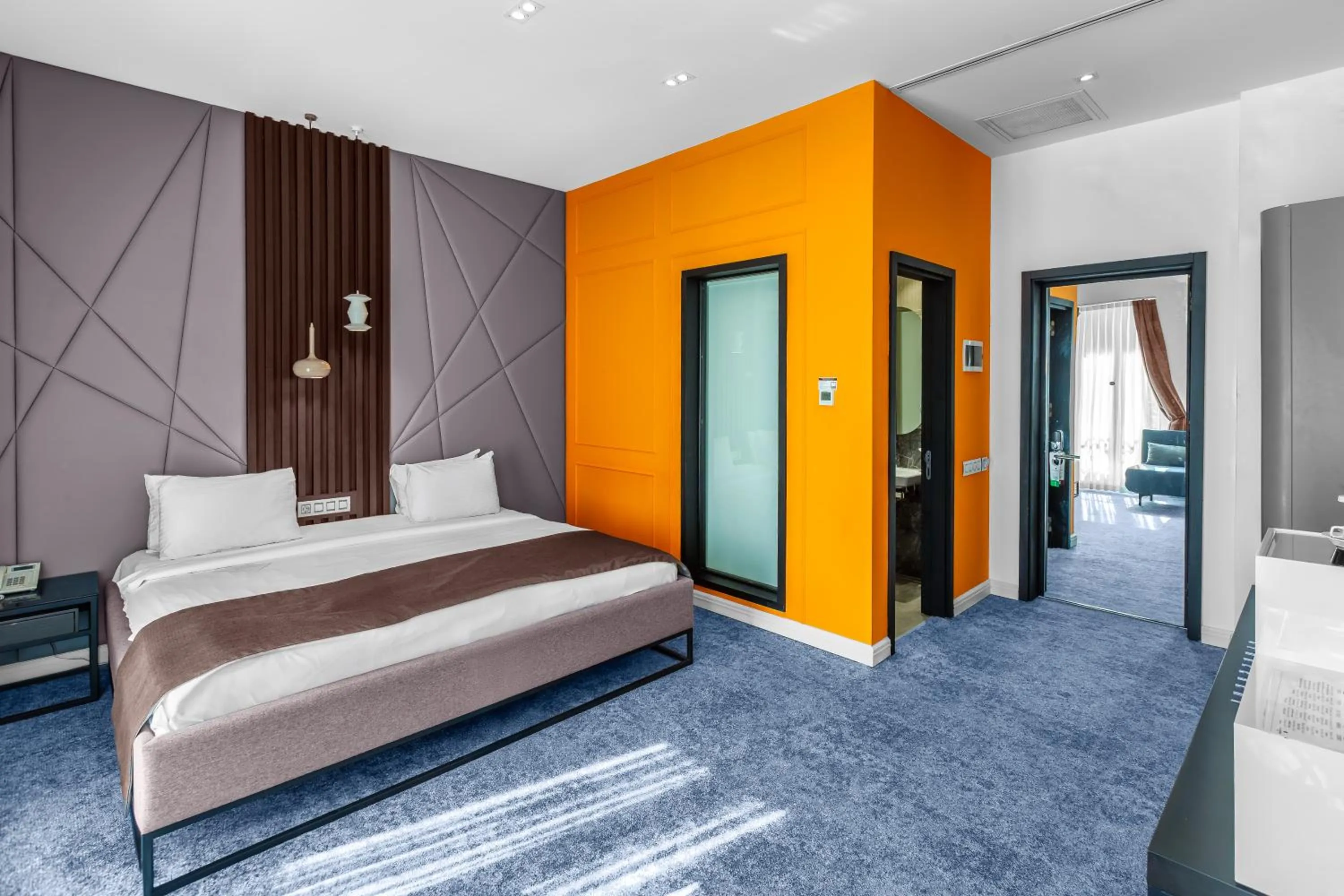 Bed in Ivy Garden Hotel Baku