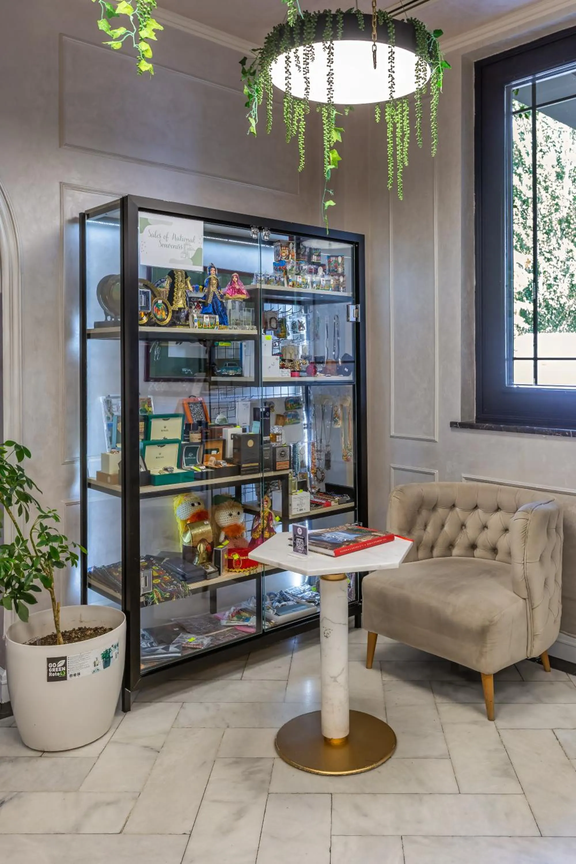 Decorative detail in Ivy Garden Hotel Baku