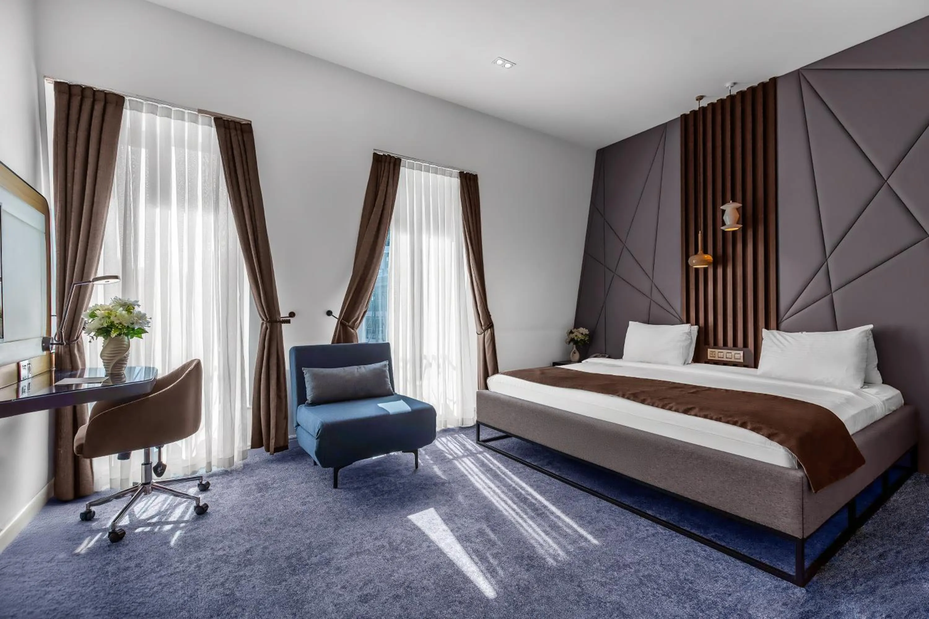 Bed in Ivy Garden Hotel Baku