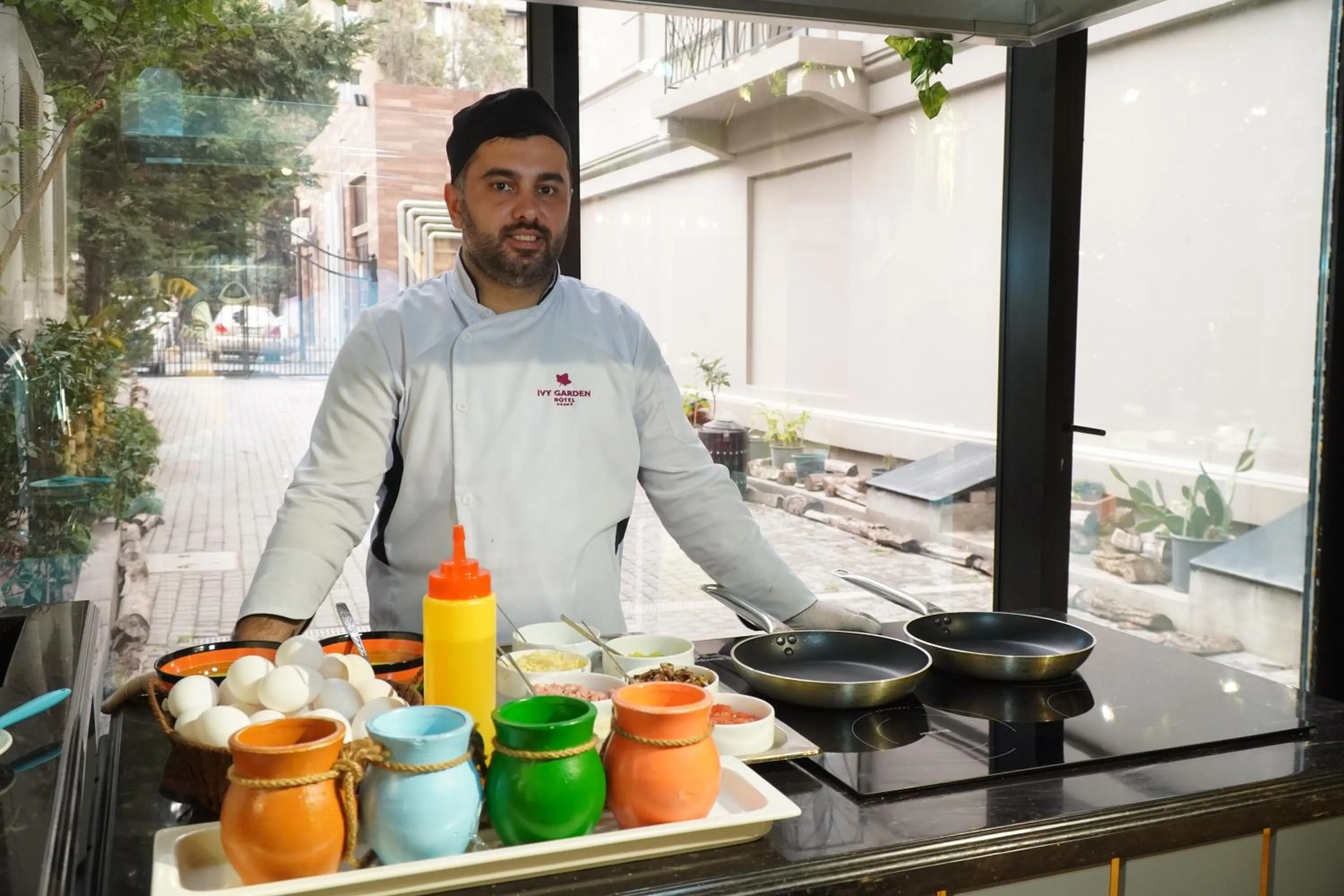 People in Ivy Garden Hotel Baku