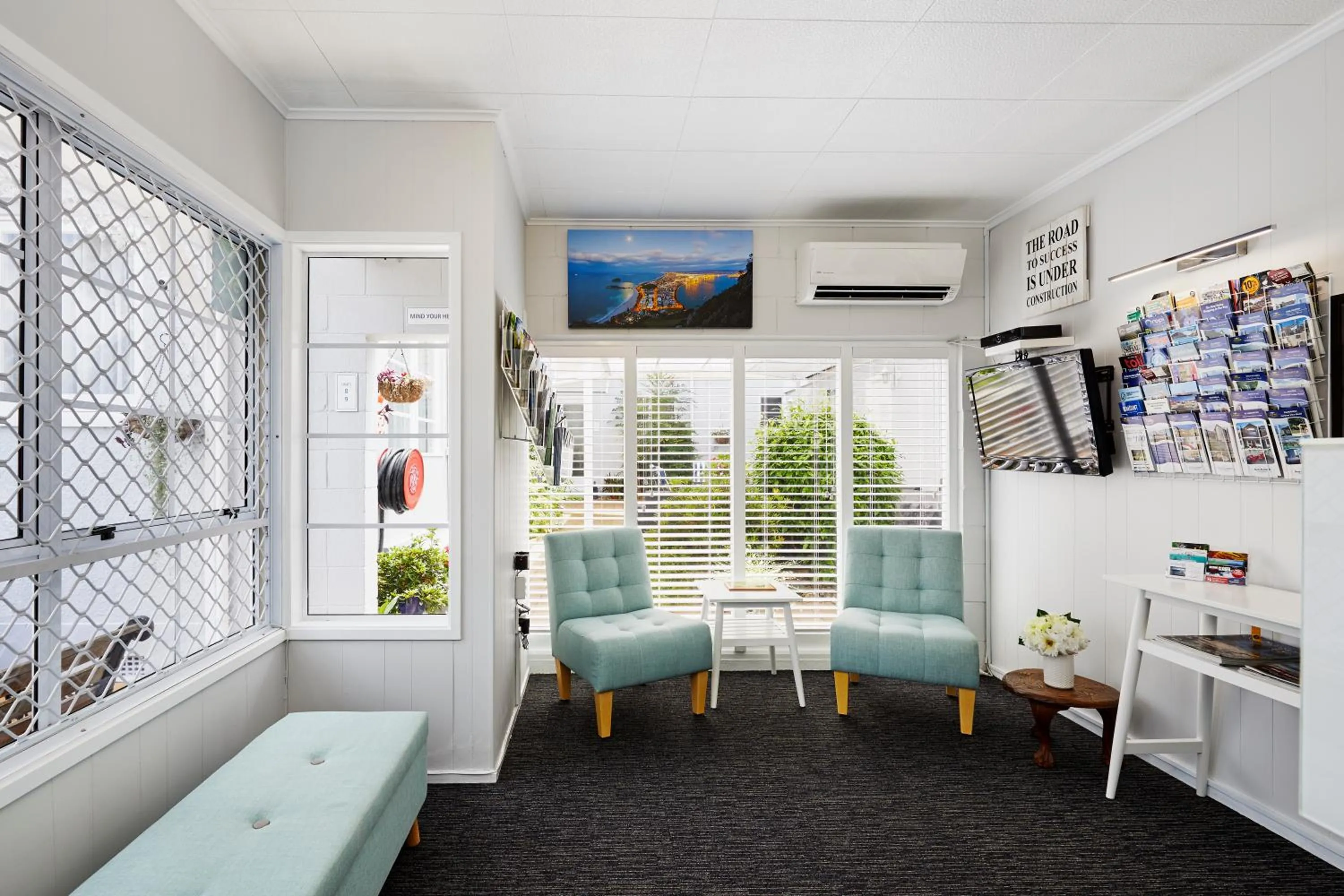 Lobby or reception in Harbour View Motel and Waterfront Apartments