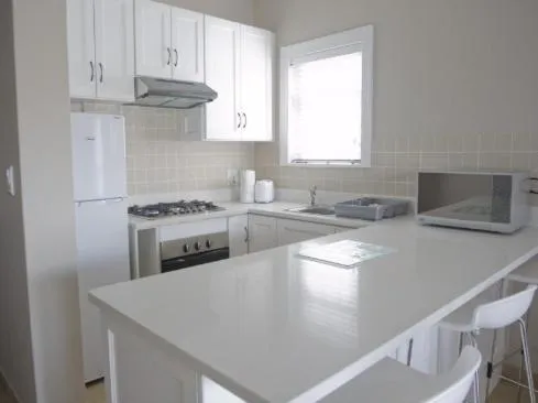 Kitchen or kitchenette in Kenjockity Self Catering Apartments