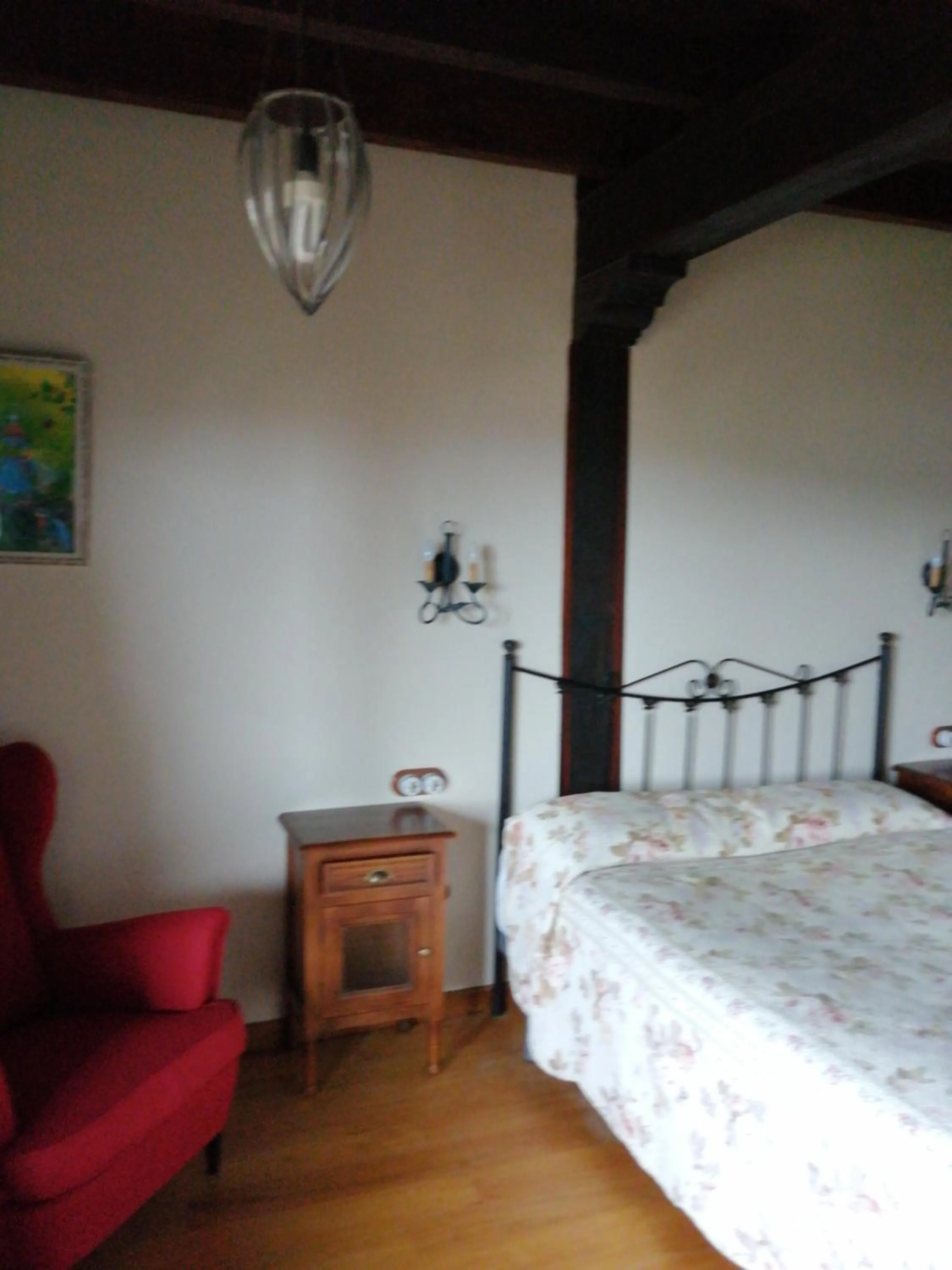 Bed in Posada El Jardin de Angela