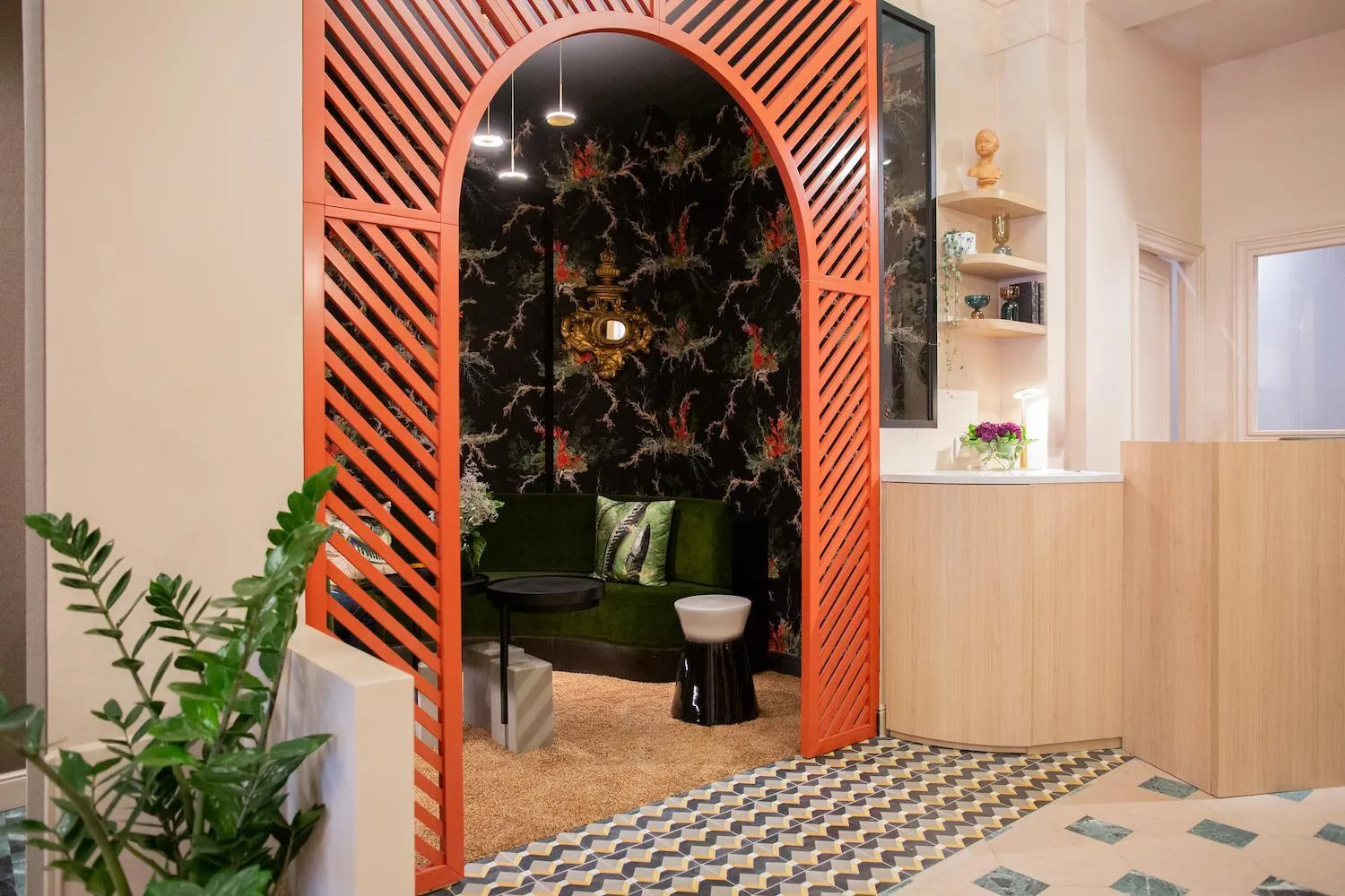 Lobby or reception in Hotel Louison