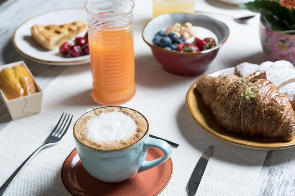 Italian breakfast in ValleChiara B&B