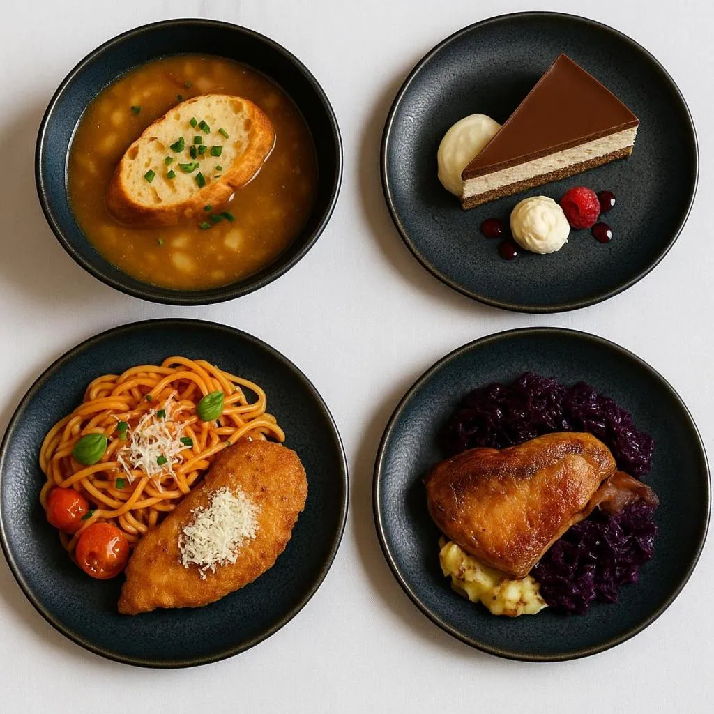 Restaurant/places to eat in Luxury Apartment Hotel Siófok