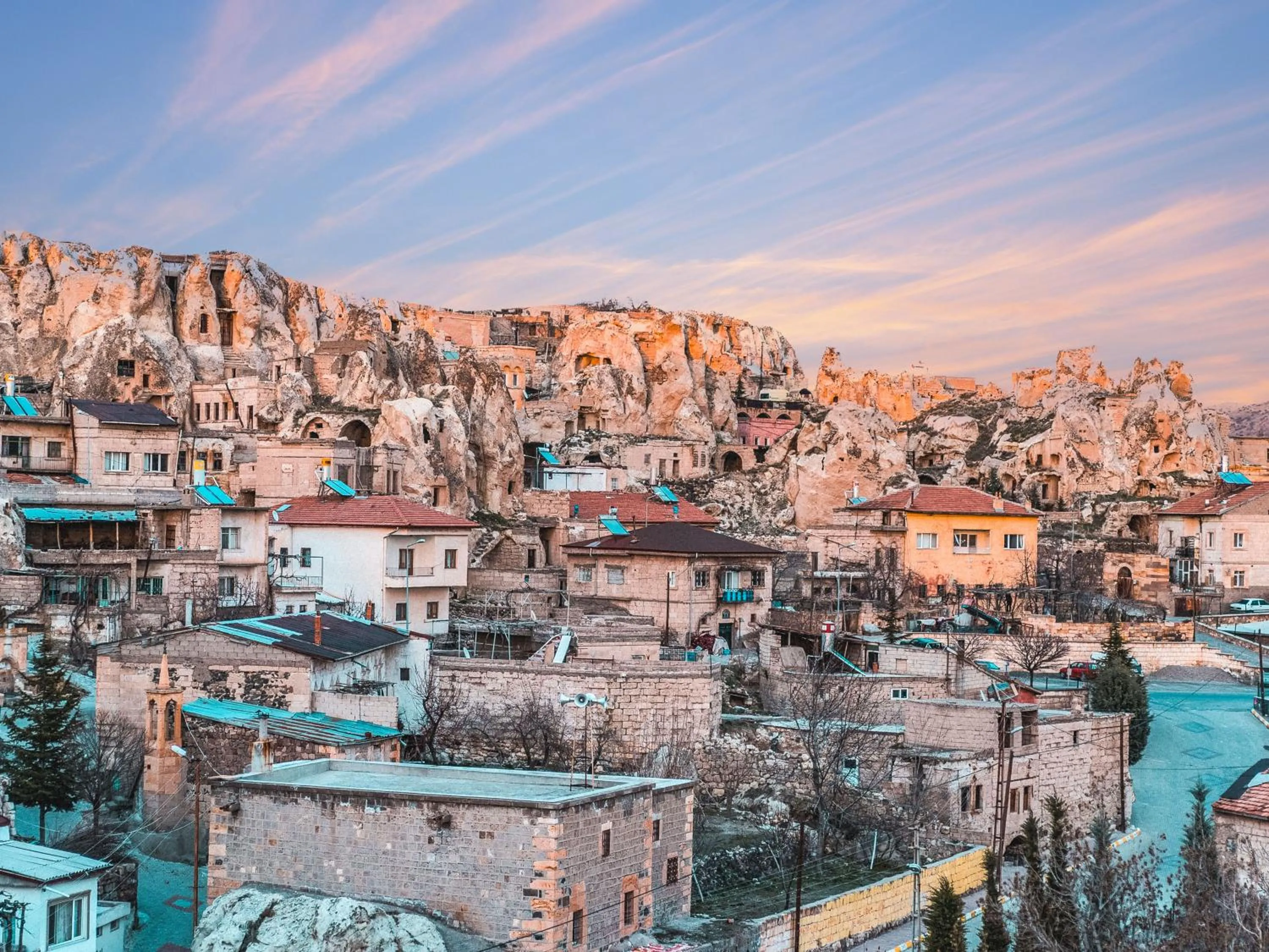 Natural landscape in Atilla's Cave Hotel