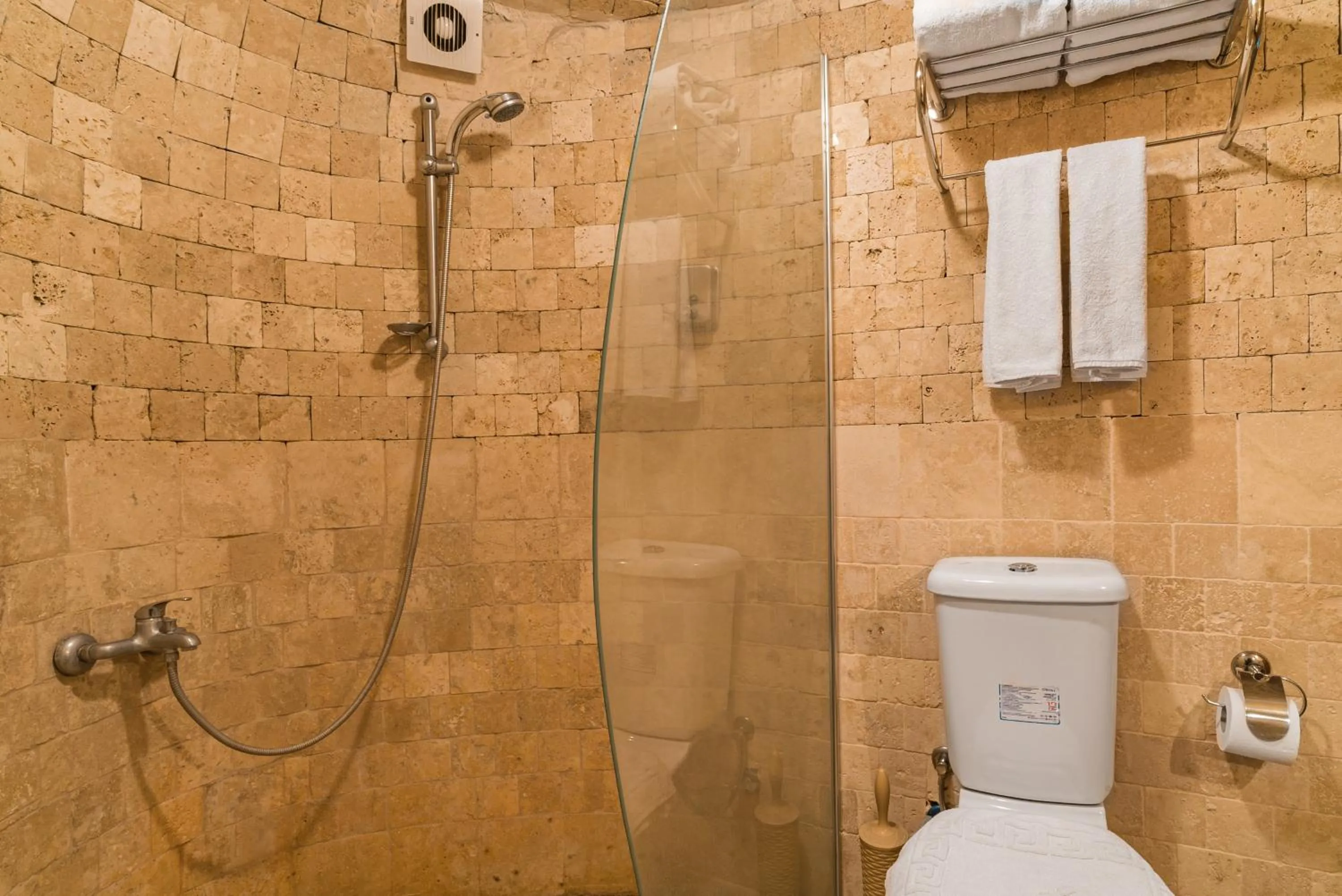 Bathroom in Atilla's Cave Hotel