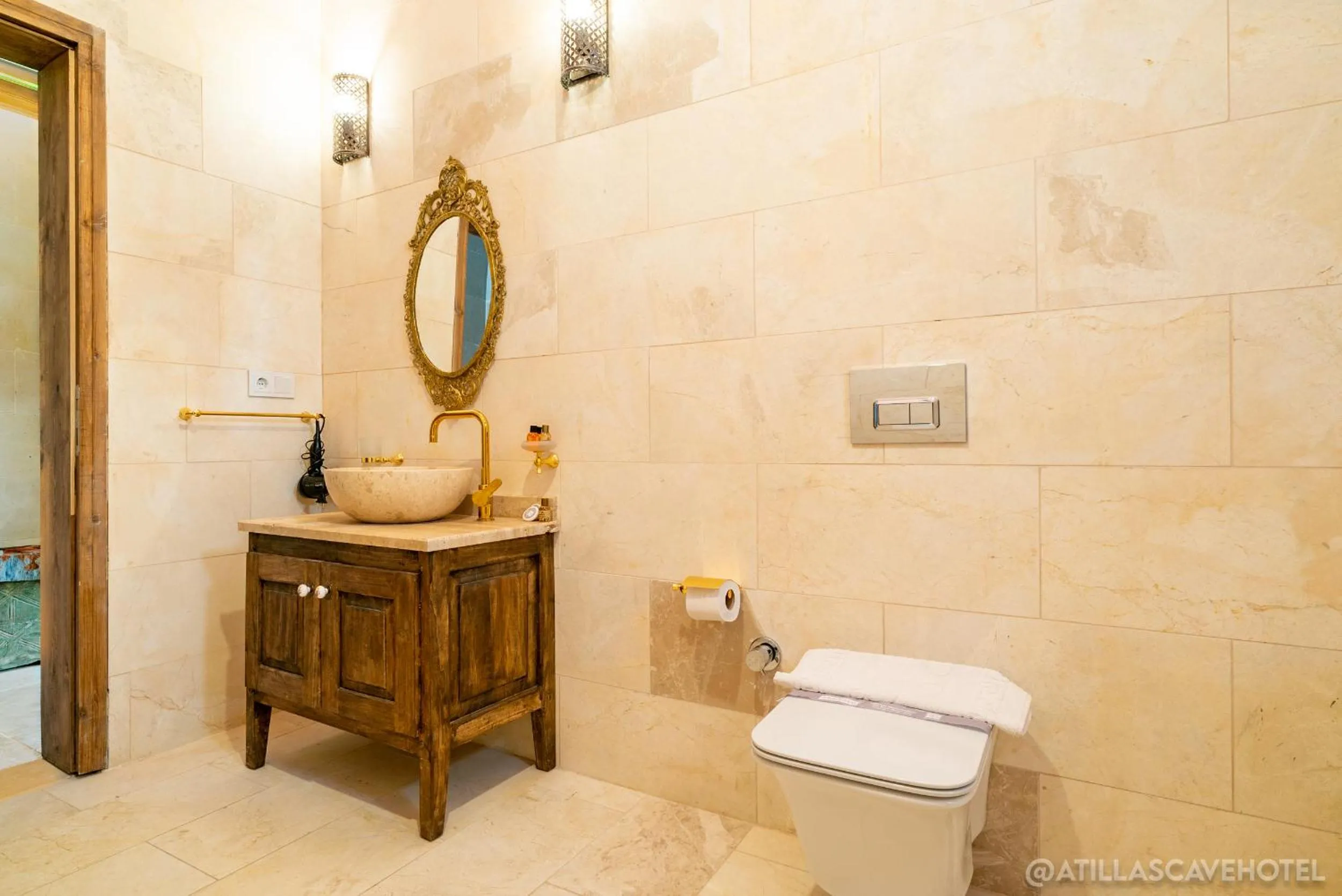 Toilet in Atilla's Cave Hotel