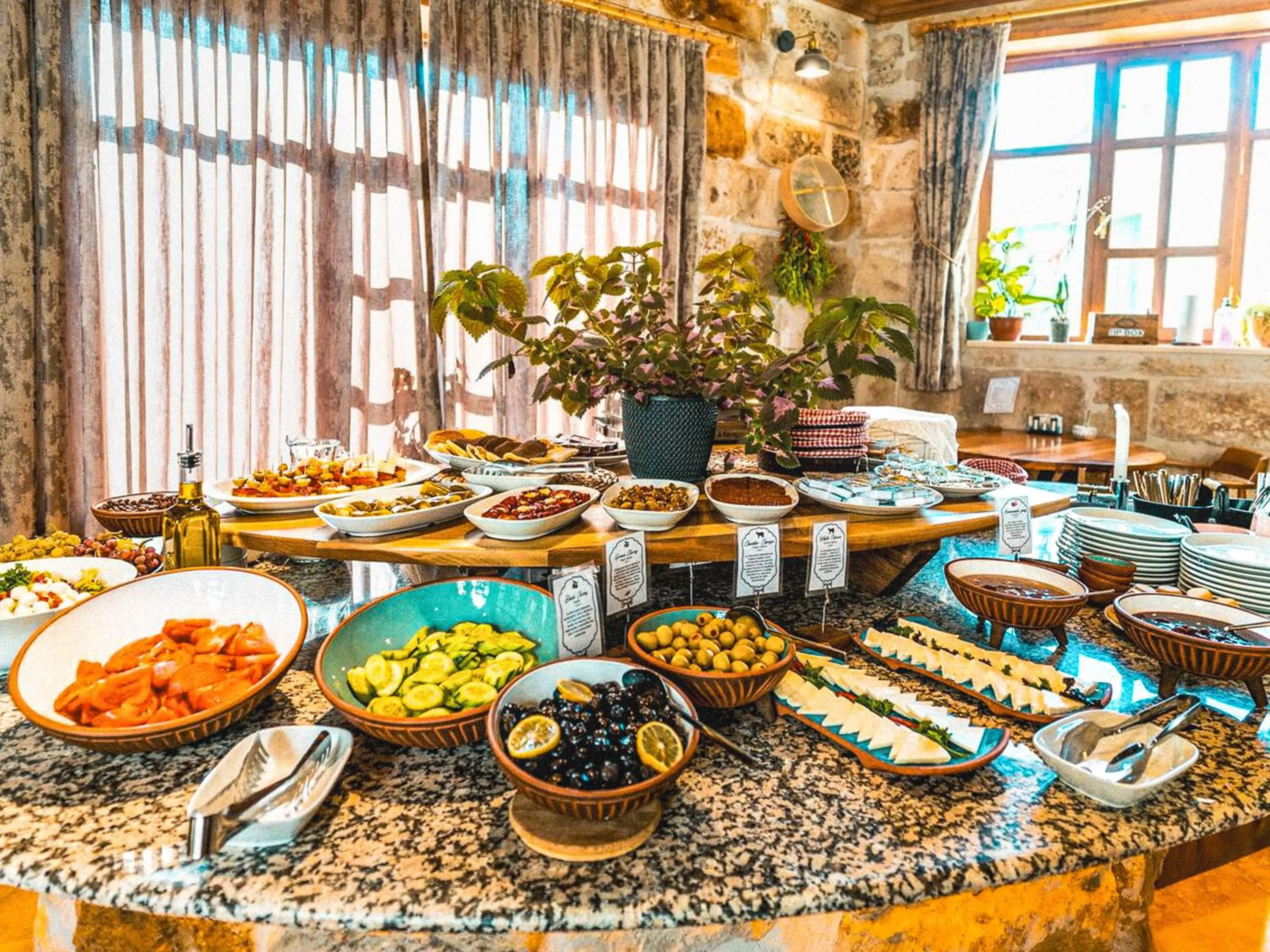 Buffet breakfast in Atilla's Cave Hotel