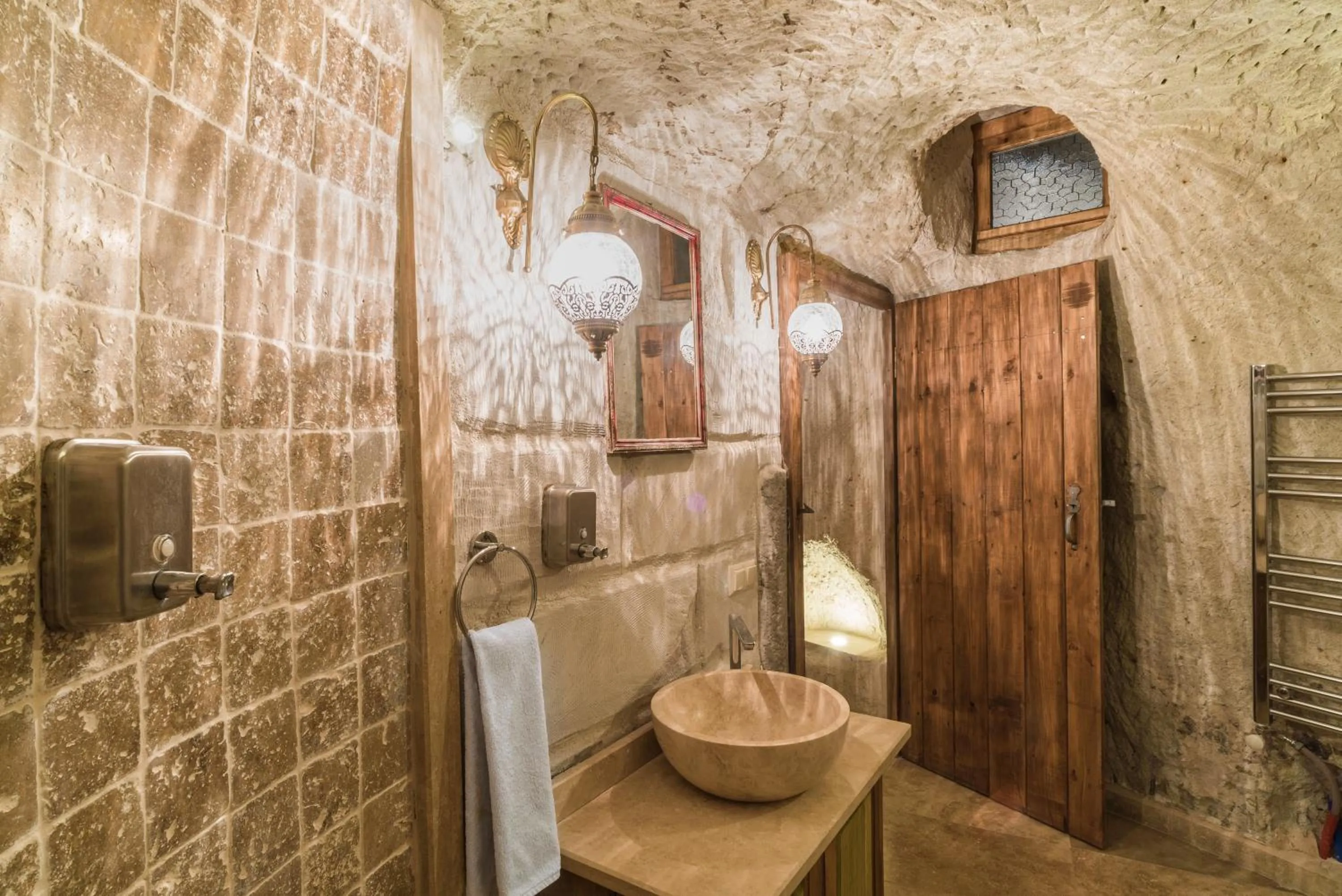 Bathroom in Atilla's Cave Hotel