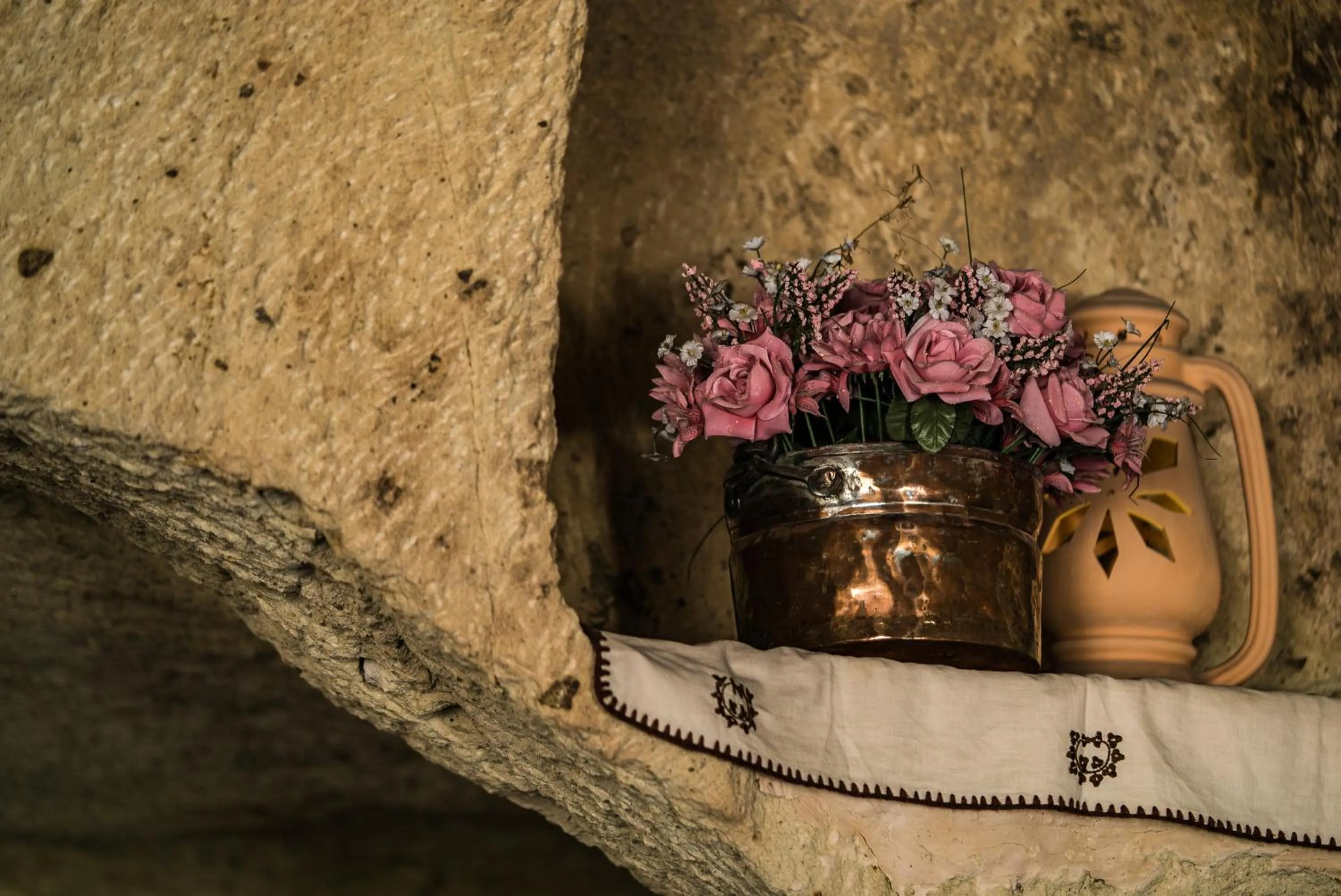 Decorative detail in Atilla's Cave Hotel