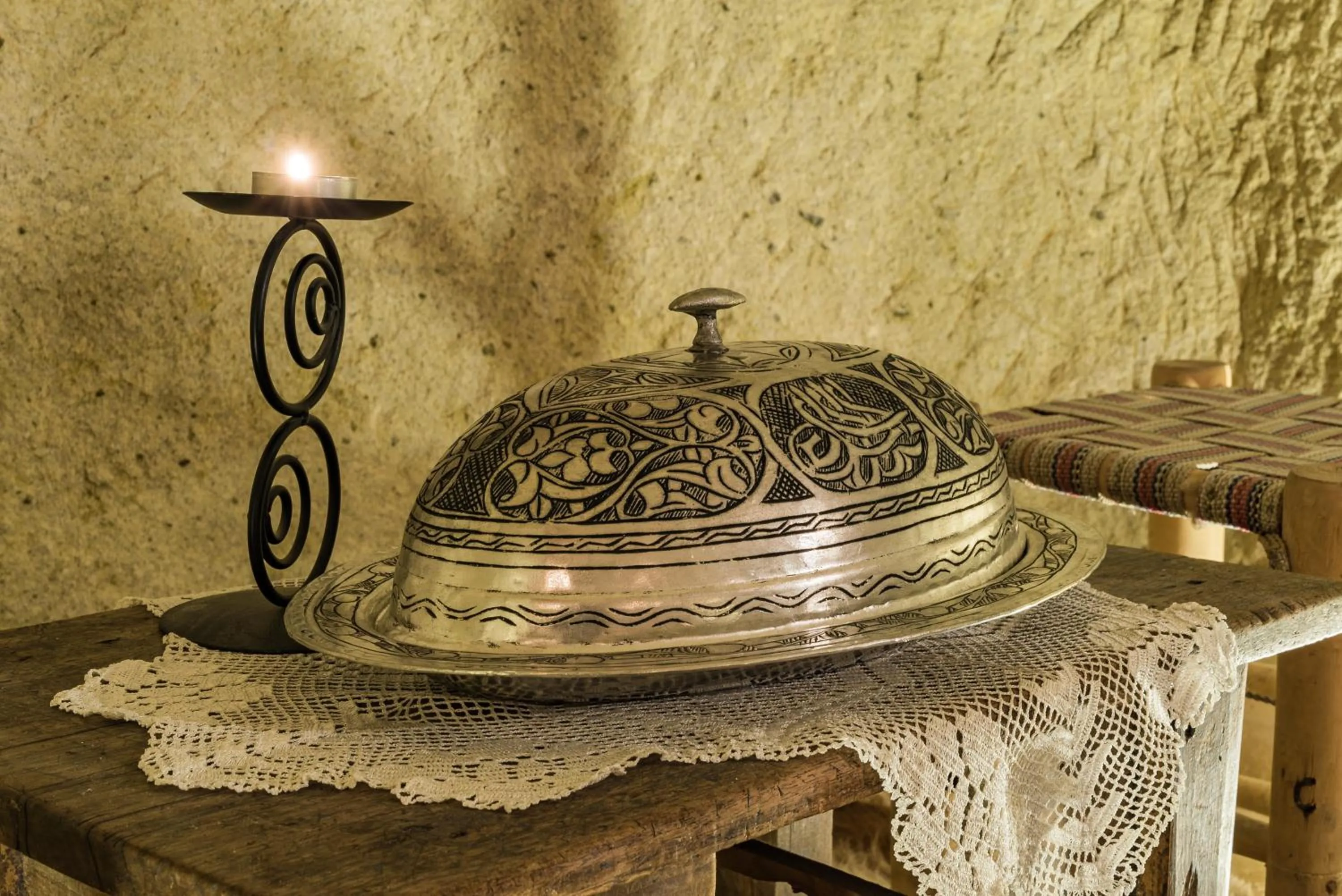 Decorative detail in Atilla's Cave Hotel