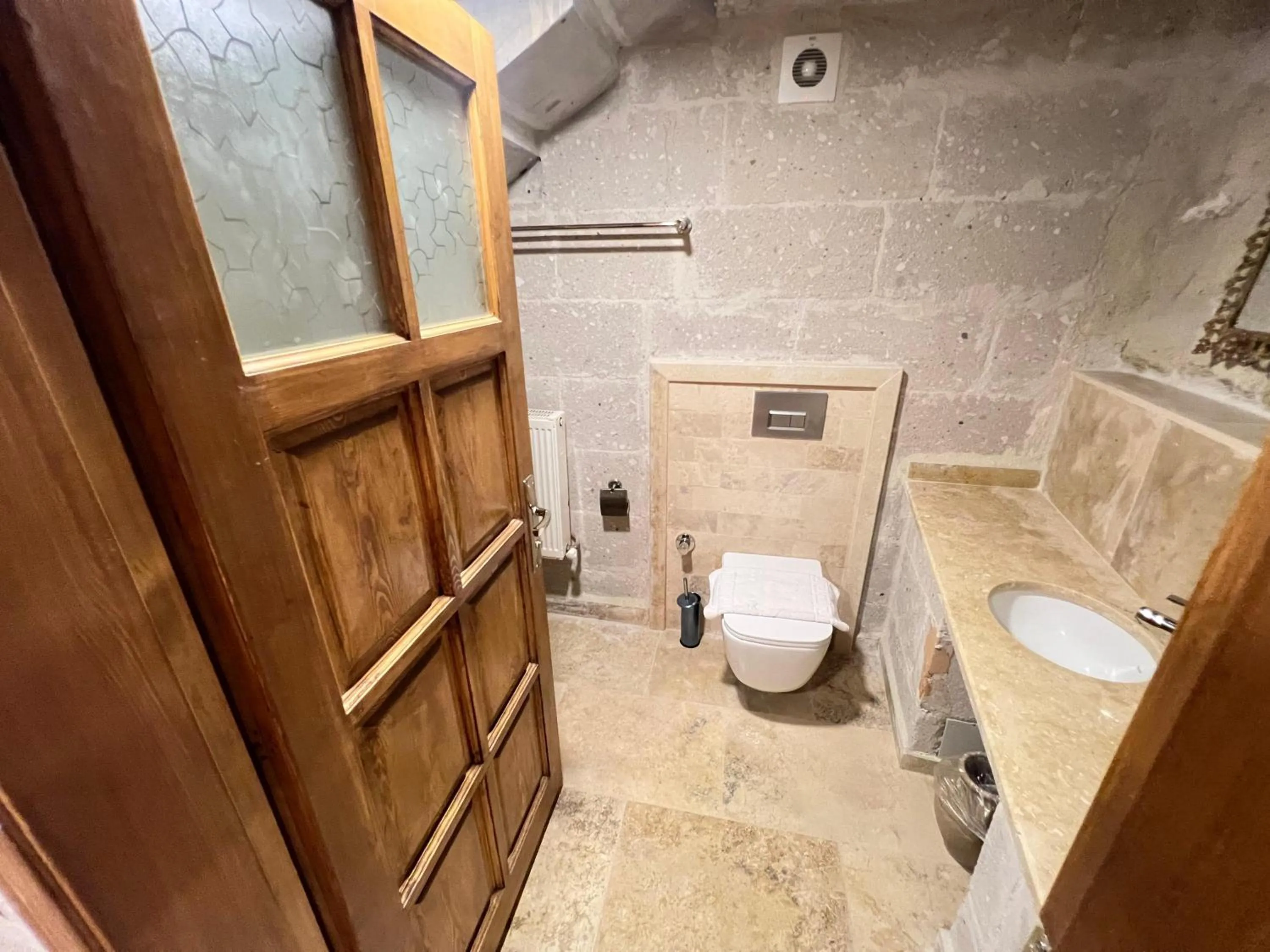 Toilet in Atilla's Cave Hotel