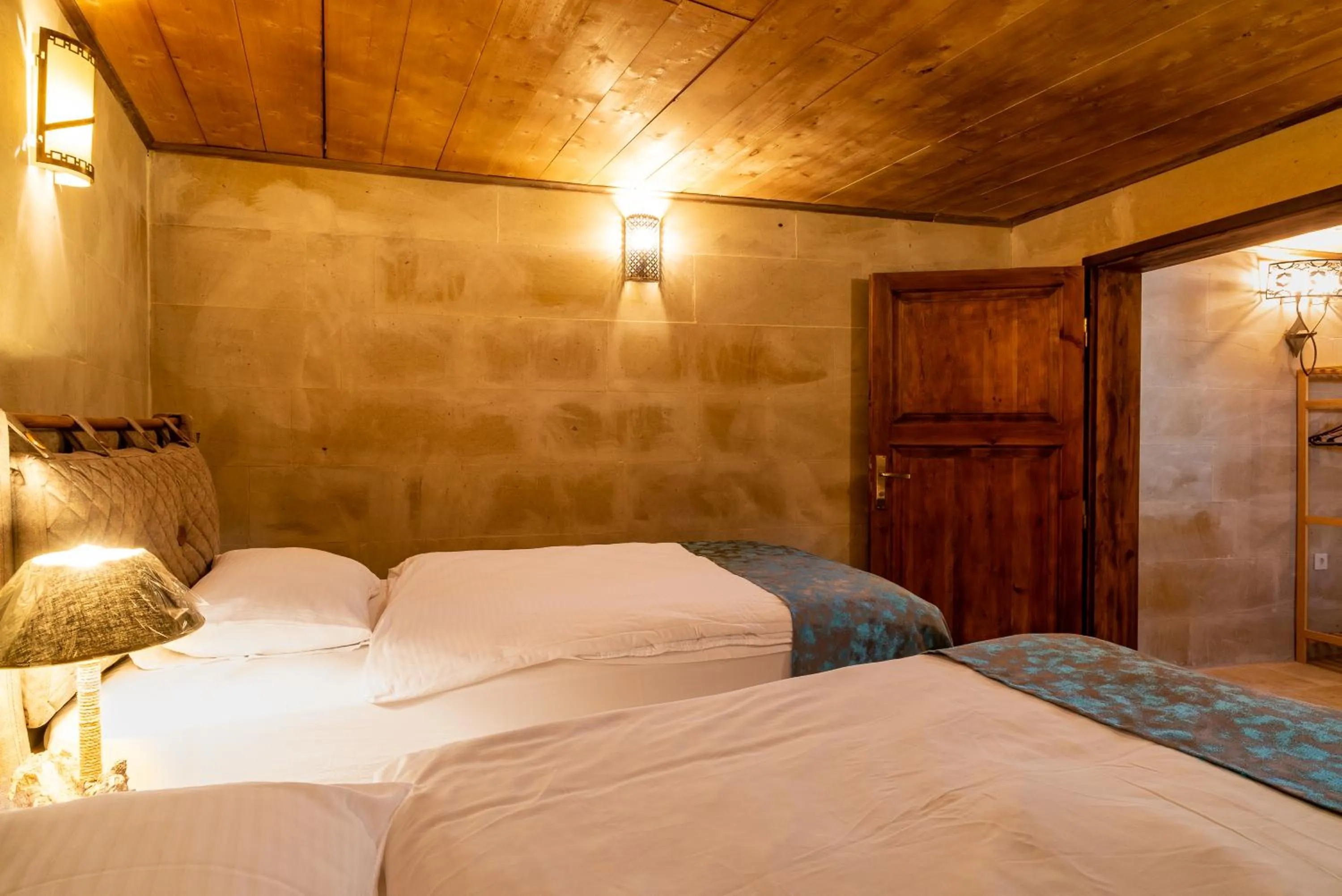 Bed in Atilla's Cave Hotel