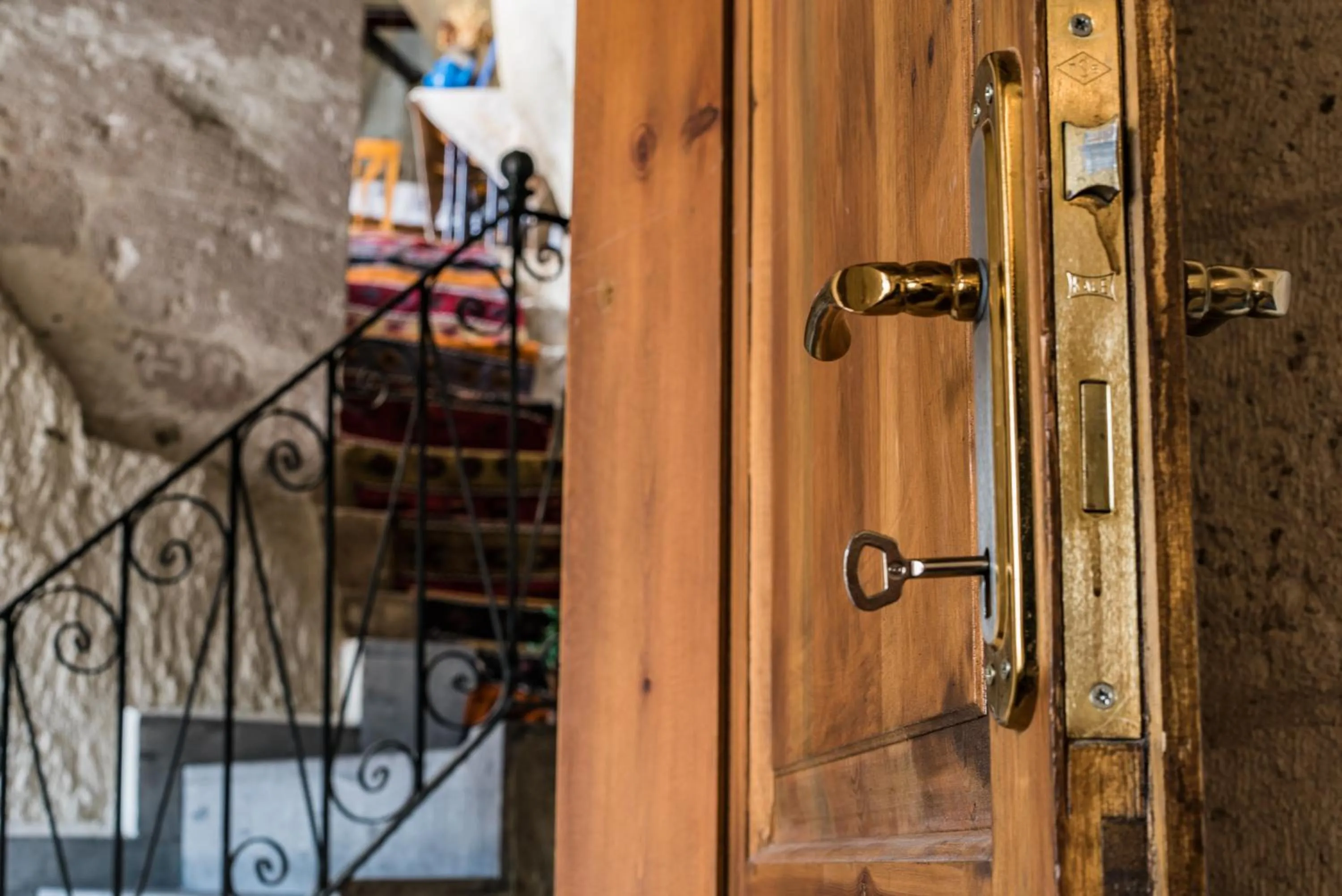 Facade/entrance in Atilla's Cave Hotel