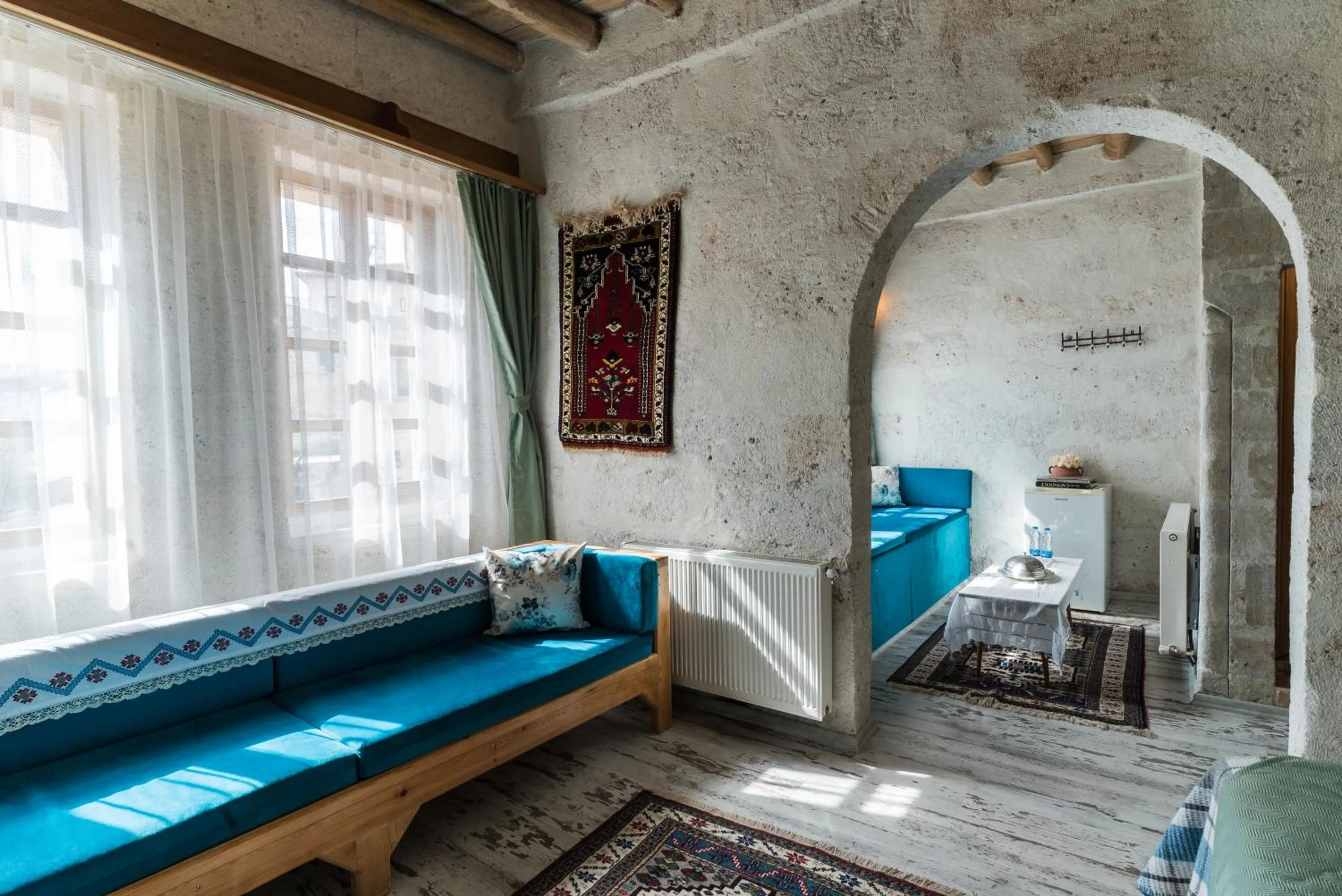 Decorative detail, Bed in Atilla's Cave Hotel