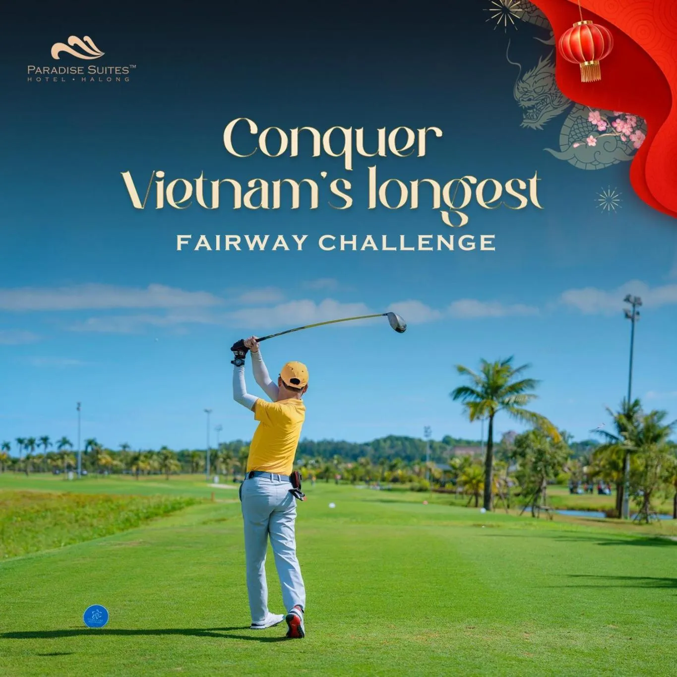 Golfcourse in Paradise Suites Hotel