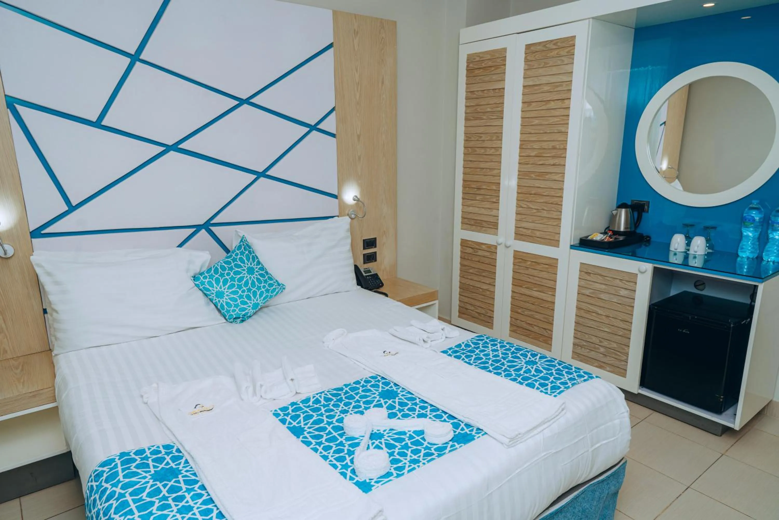 Bedroom, Bed in Gravity Hotel & Aqua Park Sahl Hasheesh Families and Couples Only
