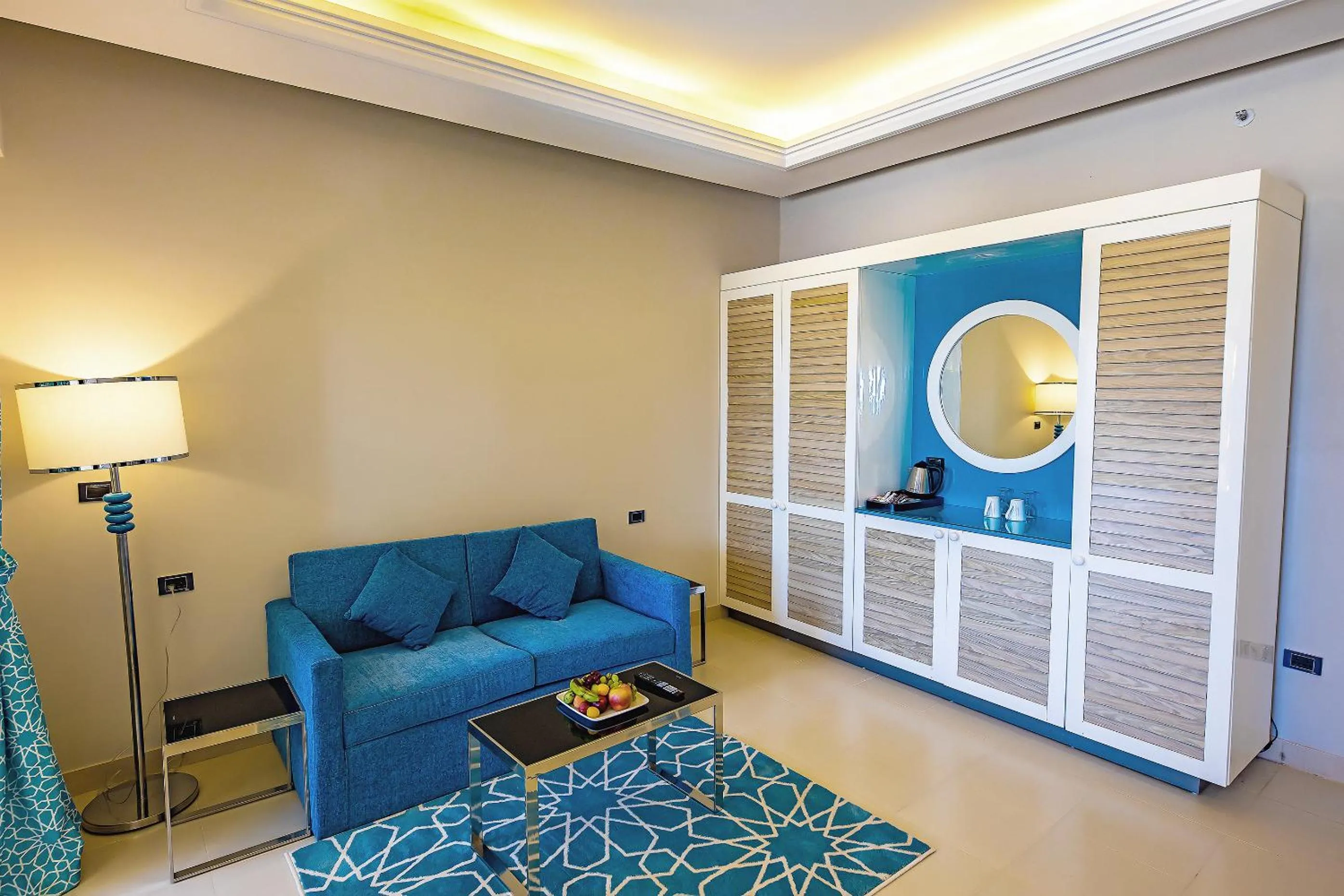 Living room in Gravity Hotel & Aqua Park Sahl Hasheesh Families and Couples Only