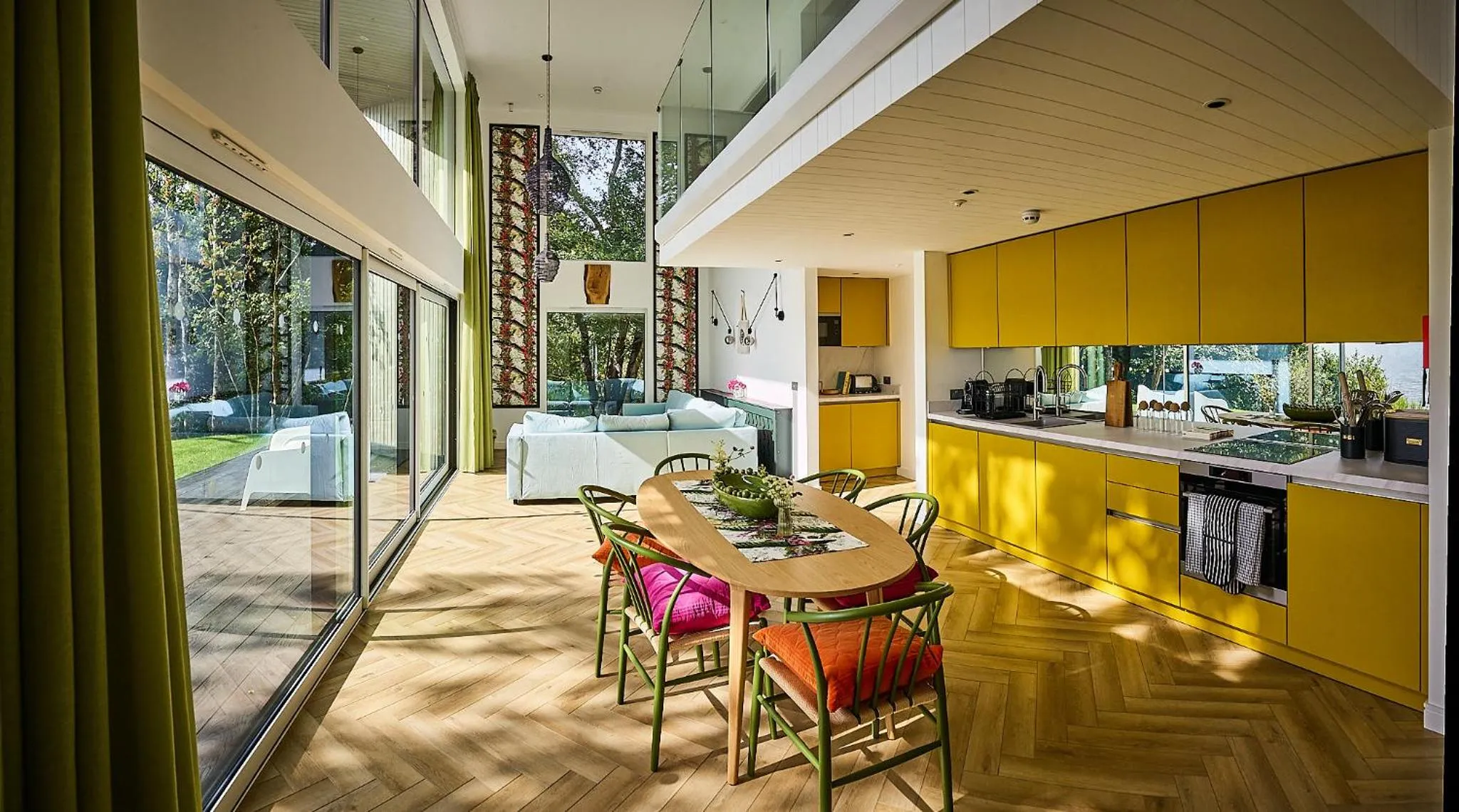 Patio in Lochend Chalets