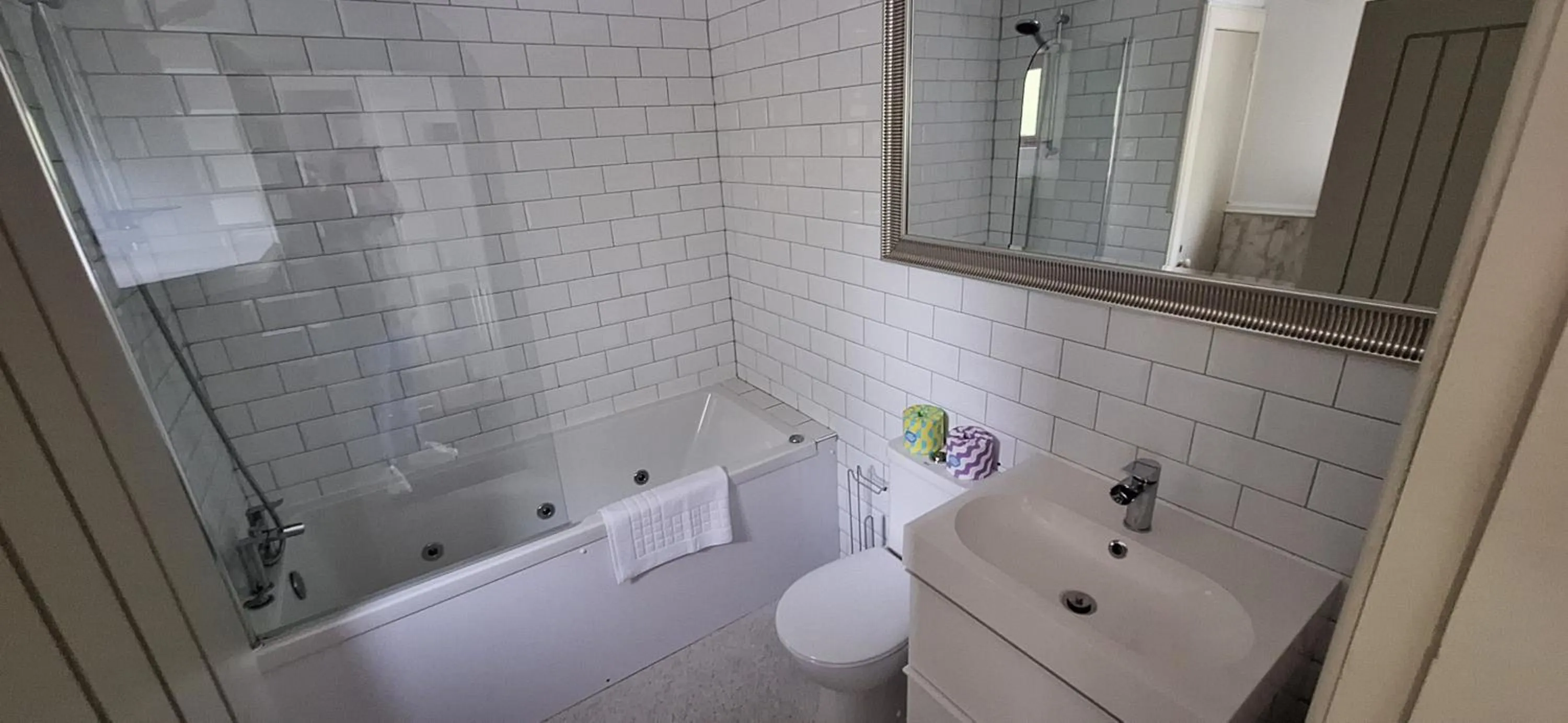 Shower in Lochend Chalets