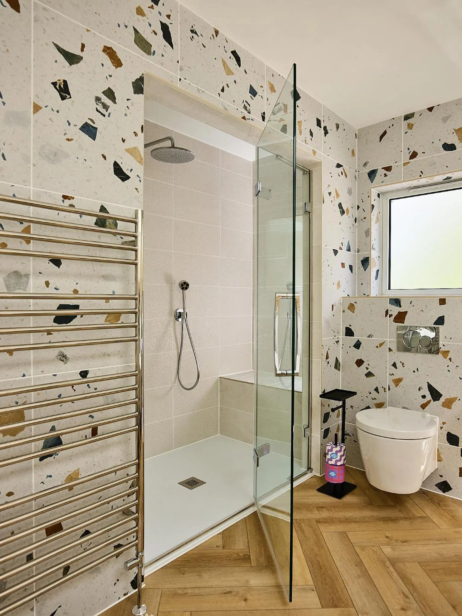 Shower in Lochend Chalets