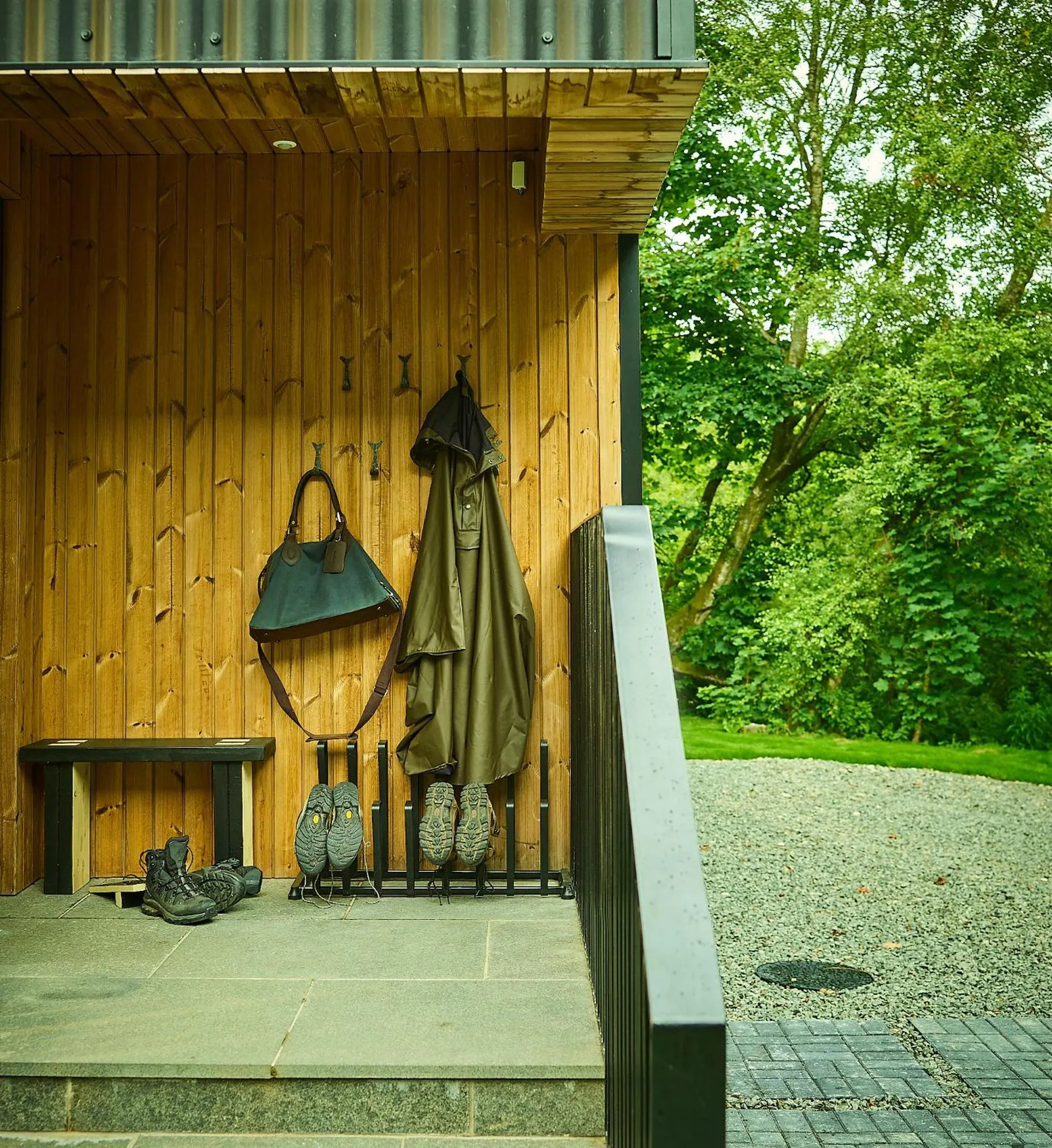 Garden in Lochend Chalets