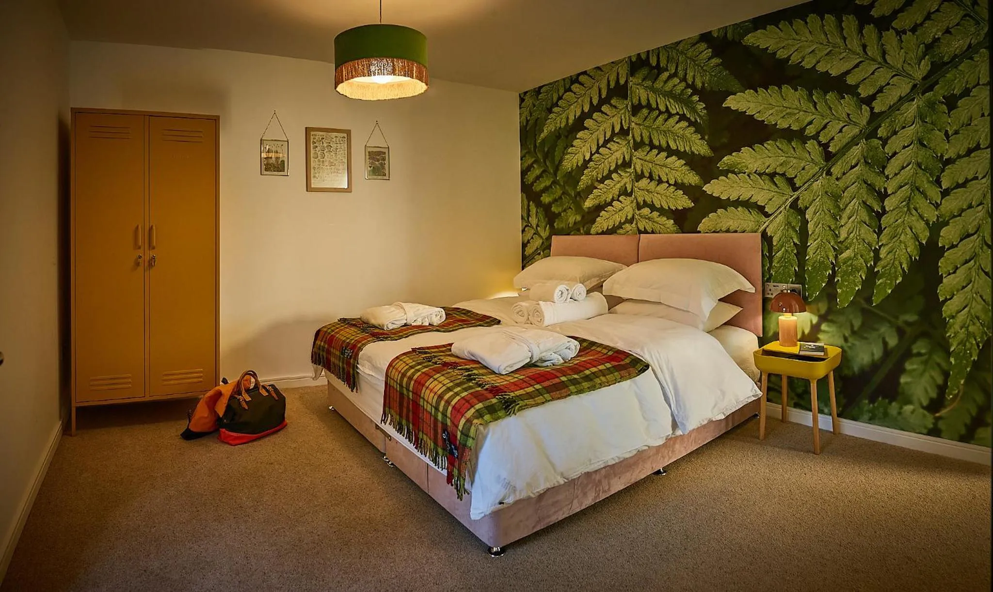 Bed in Lochend Chalets