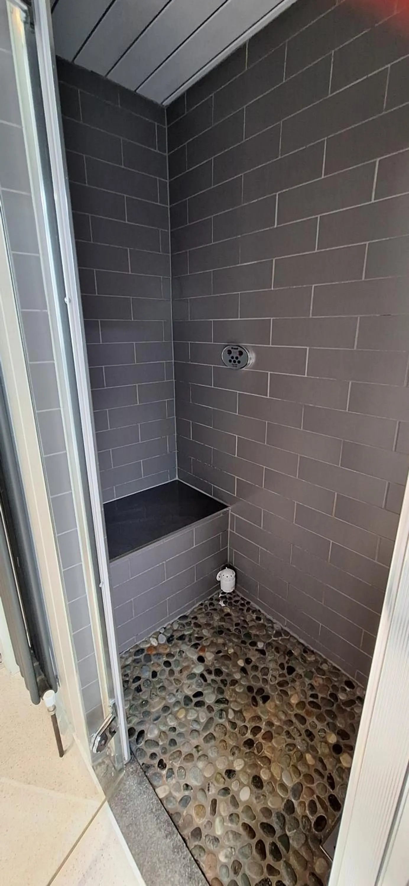 Shower in Lochend Chalets