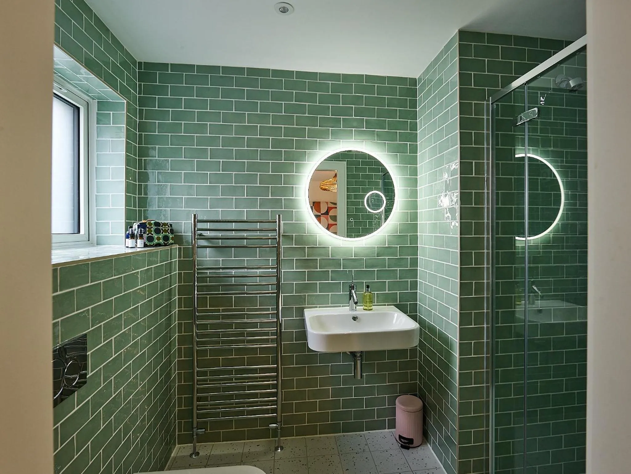 Shower in Lochend Chalets