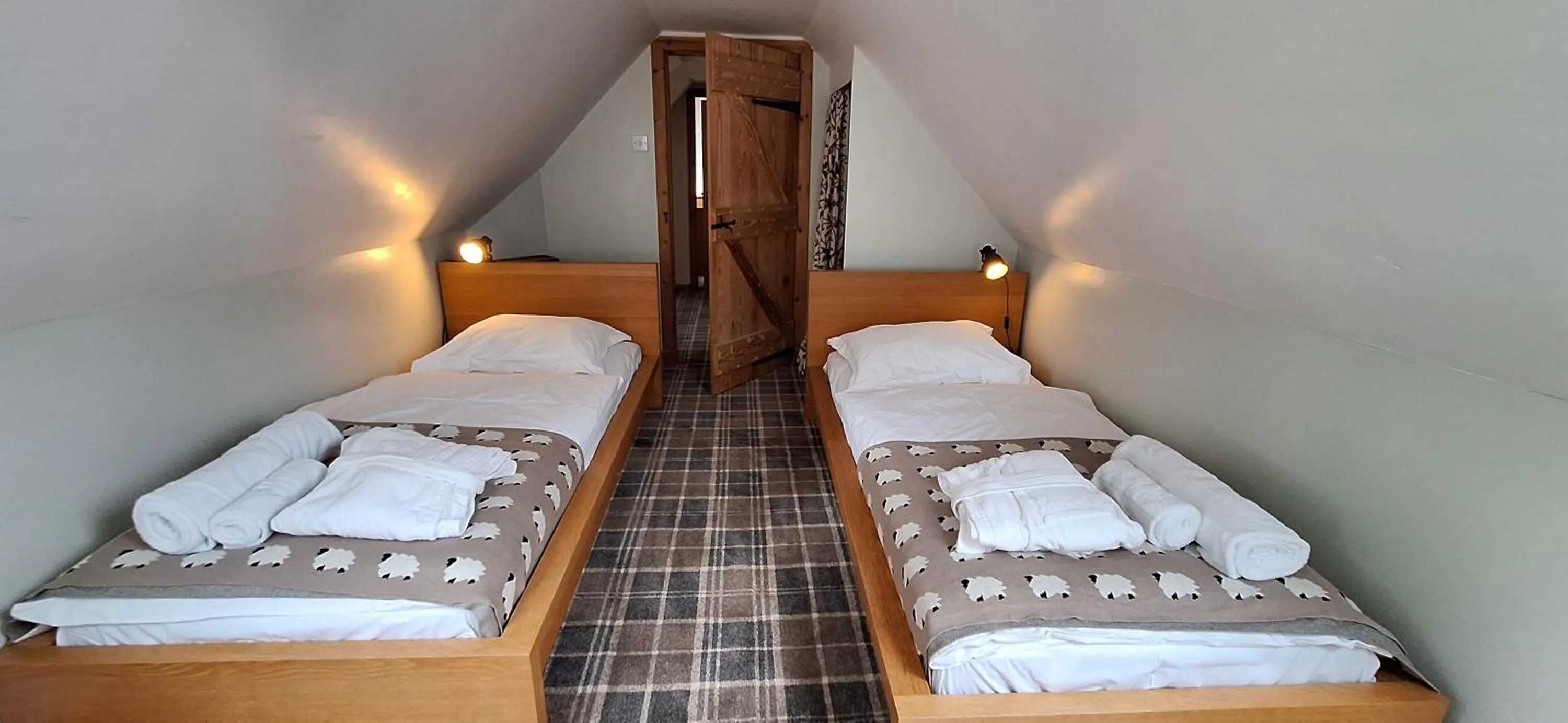 Bed in Lochend Chalets