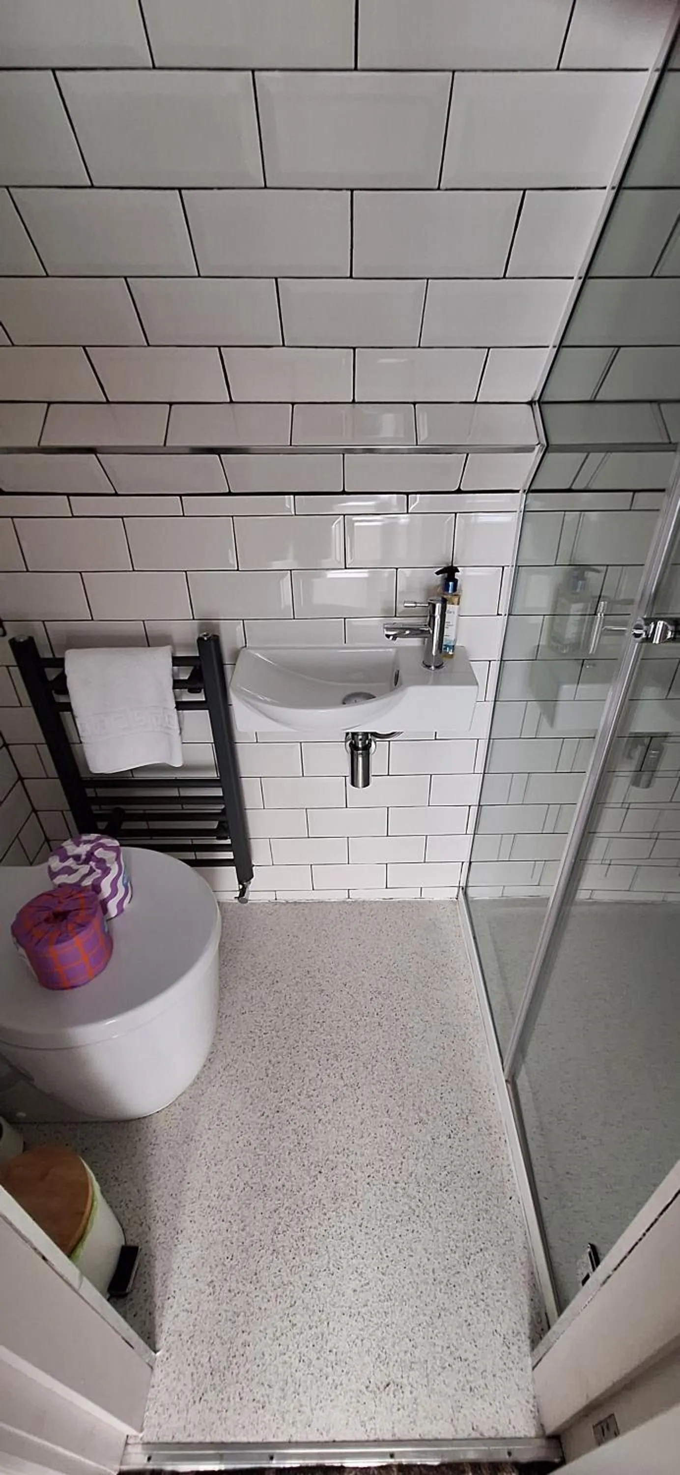 Shower in Lochend Chalets