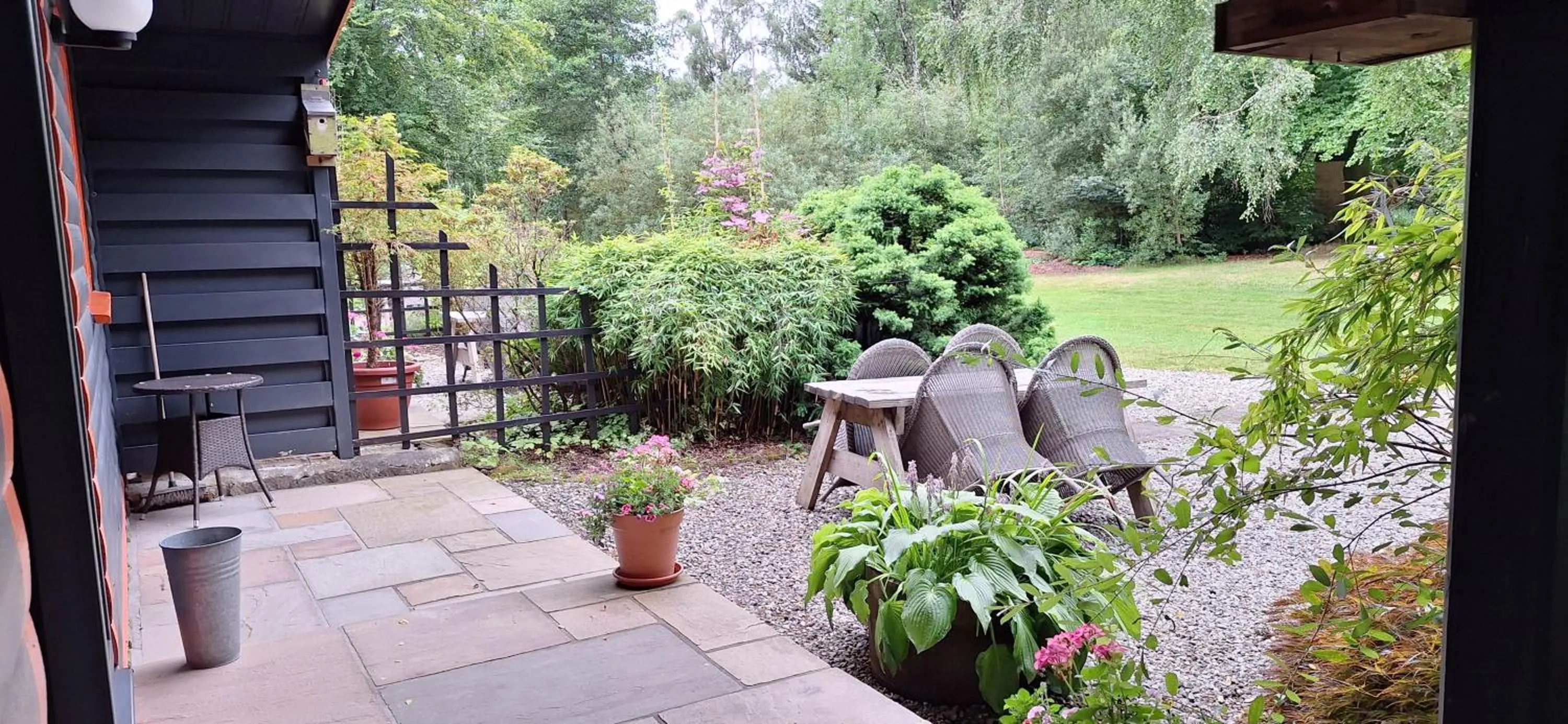 Patio in Lochend Chalets