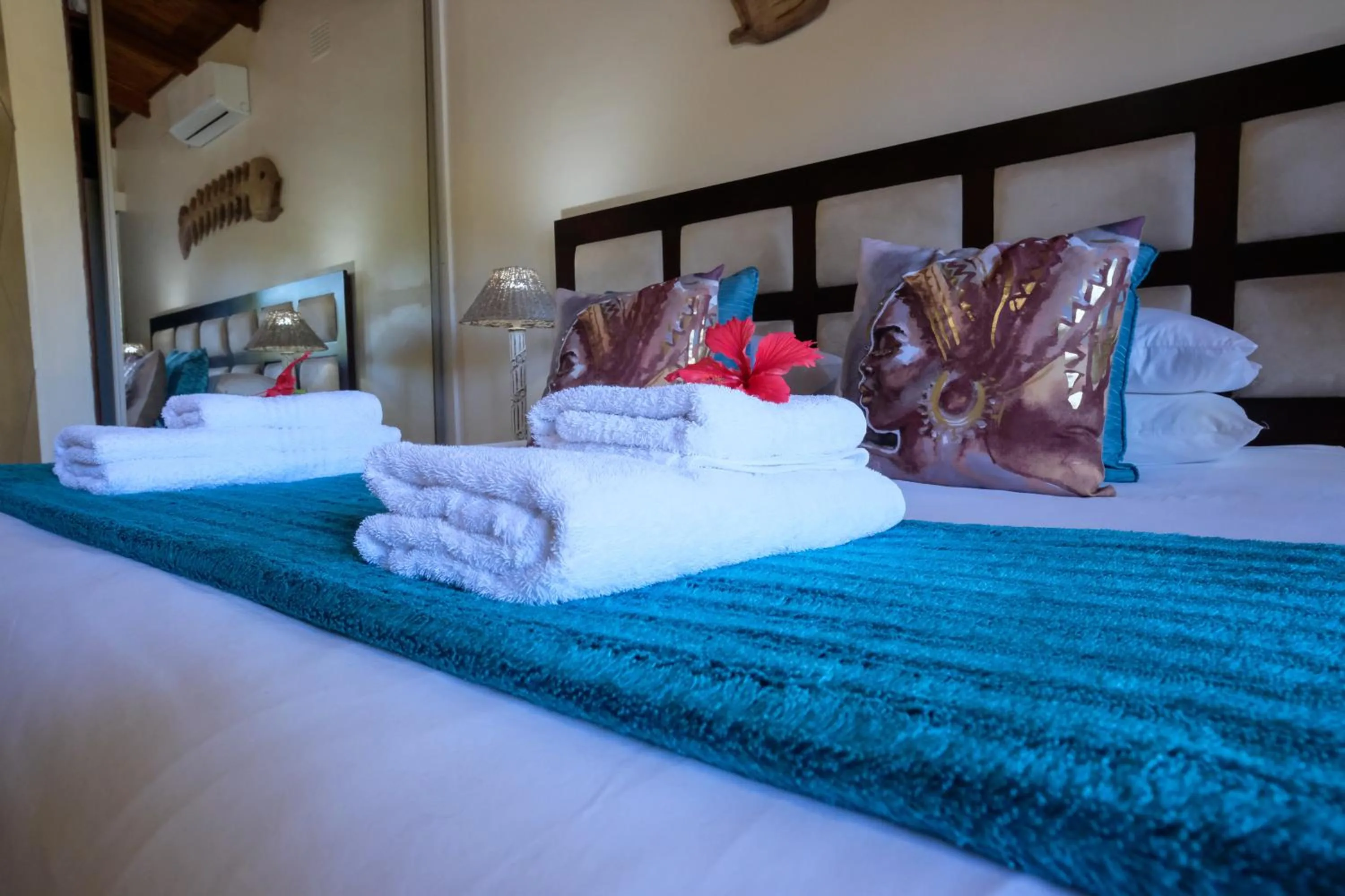 Bed in Whalesong Guest House