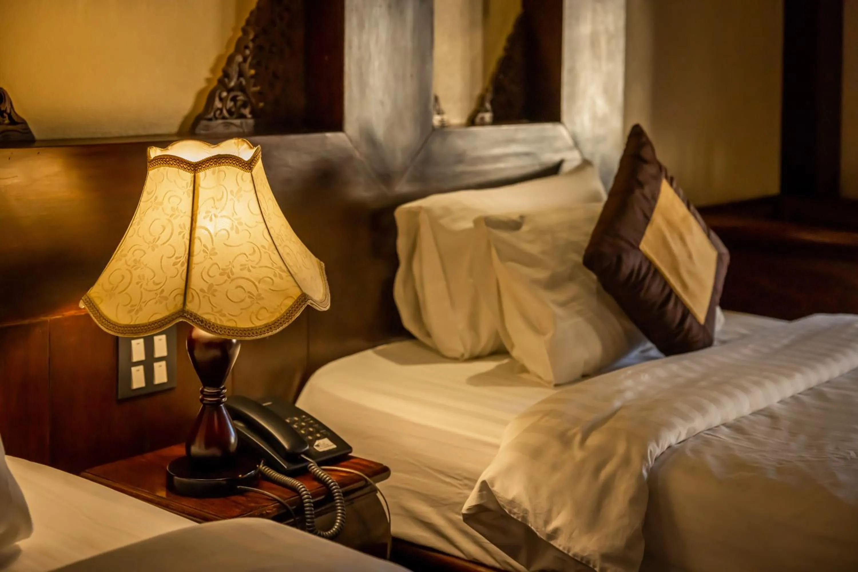 Decorative detail, Bed in Sada Hotel