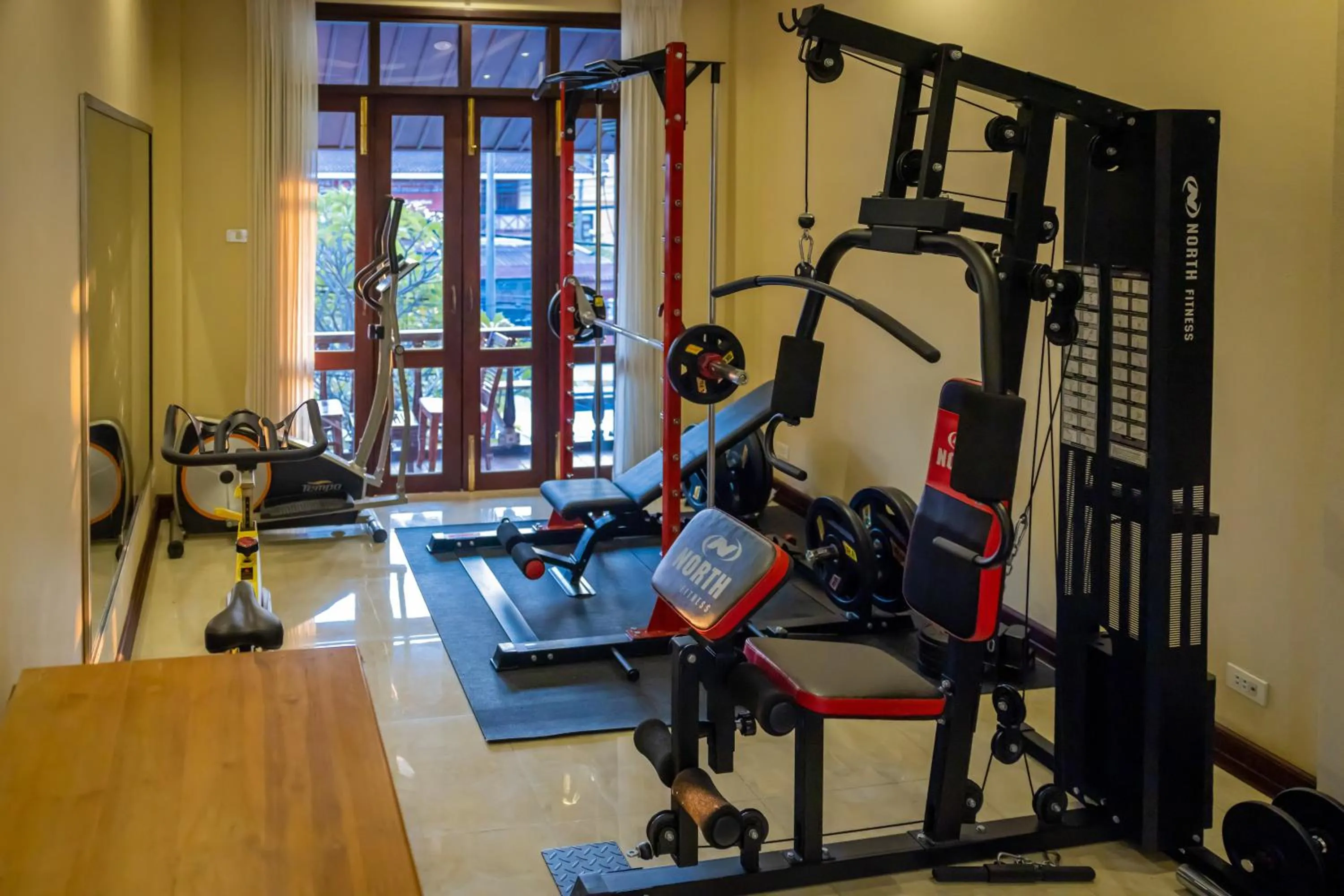 Fitness centre/facilities in Sada Hotel
