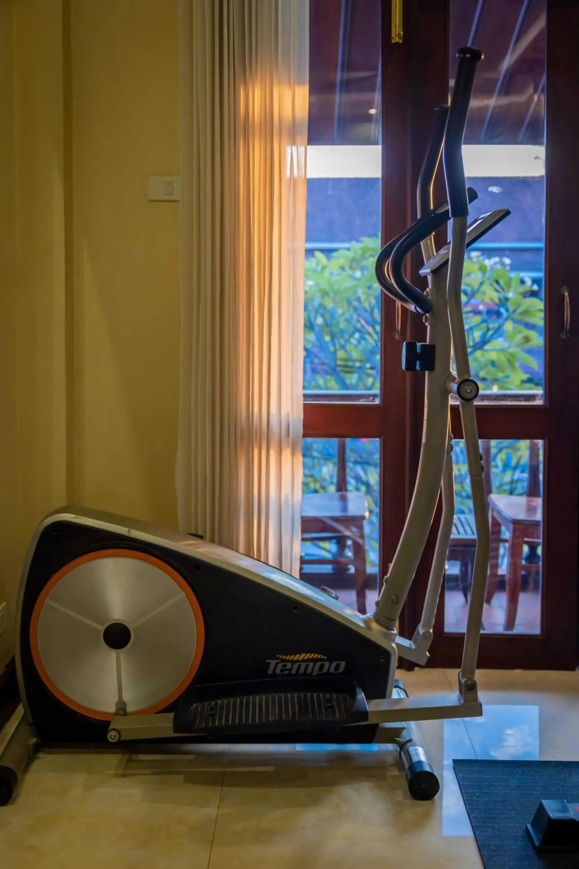 Fitness centre/facilities in Sada Hotel