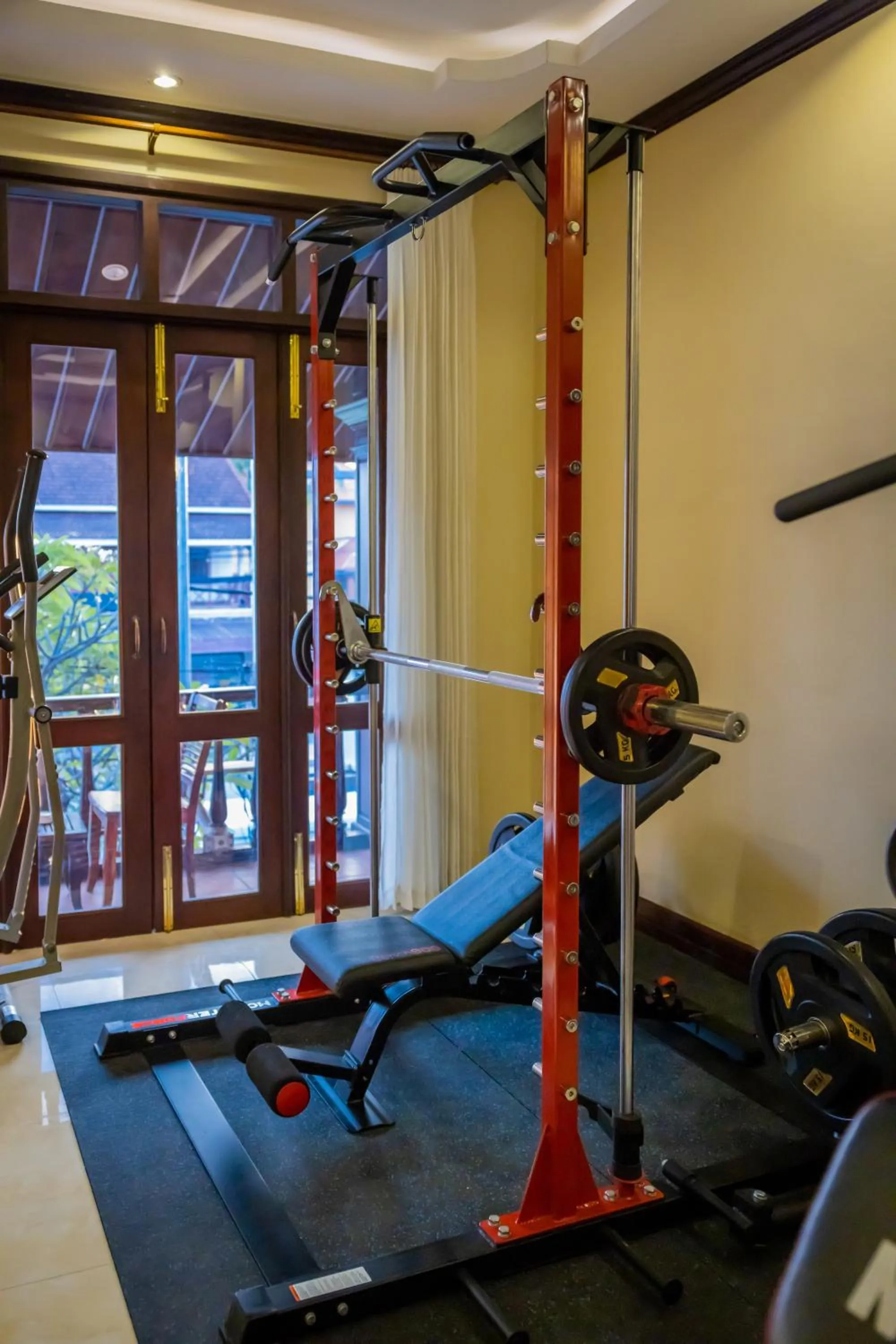 Fitness centre/facilities in Sada Hotel