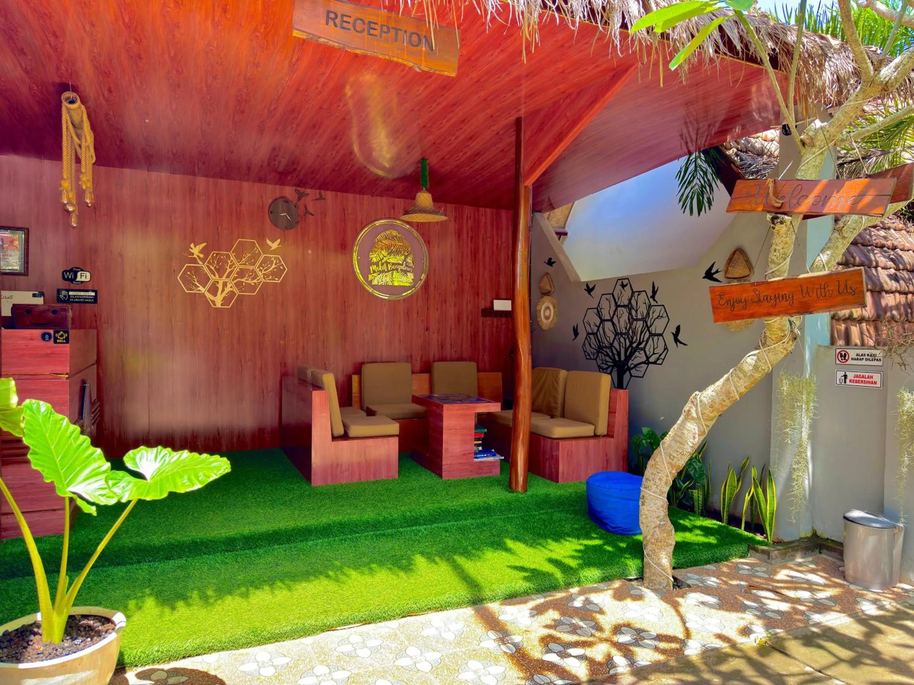 Living room in Meket Bungalows